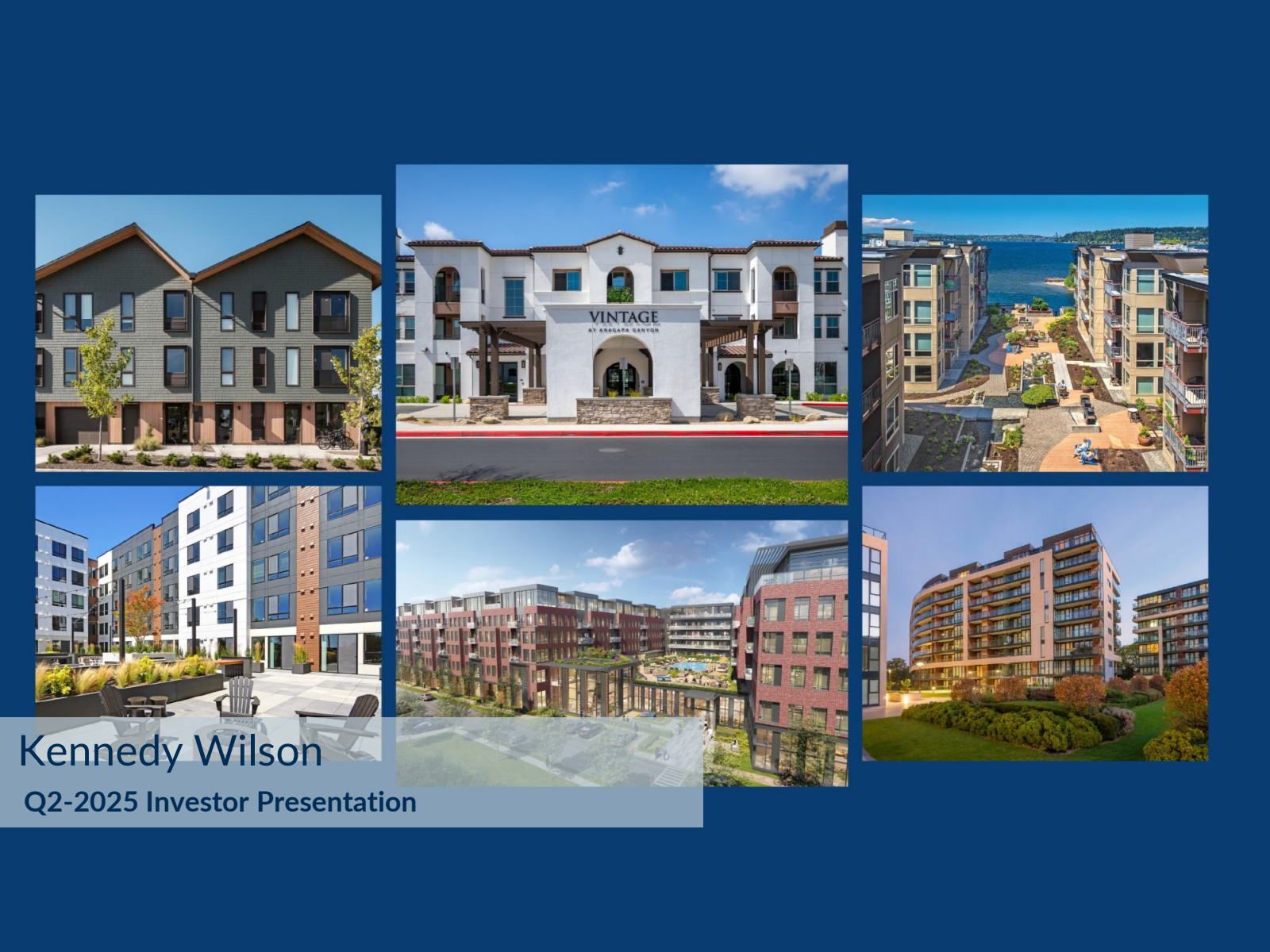 Kennedy-Wilson's Q2 2025 Slide Deck