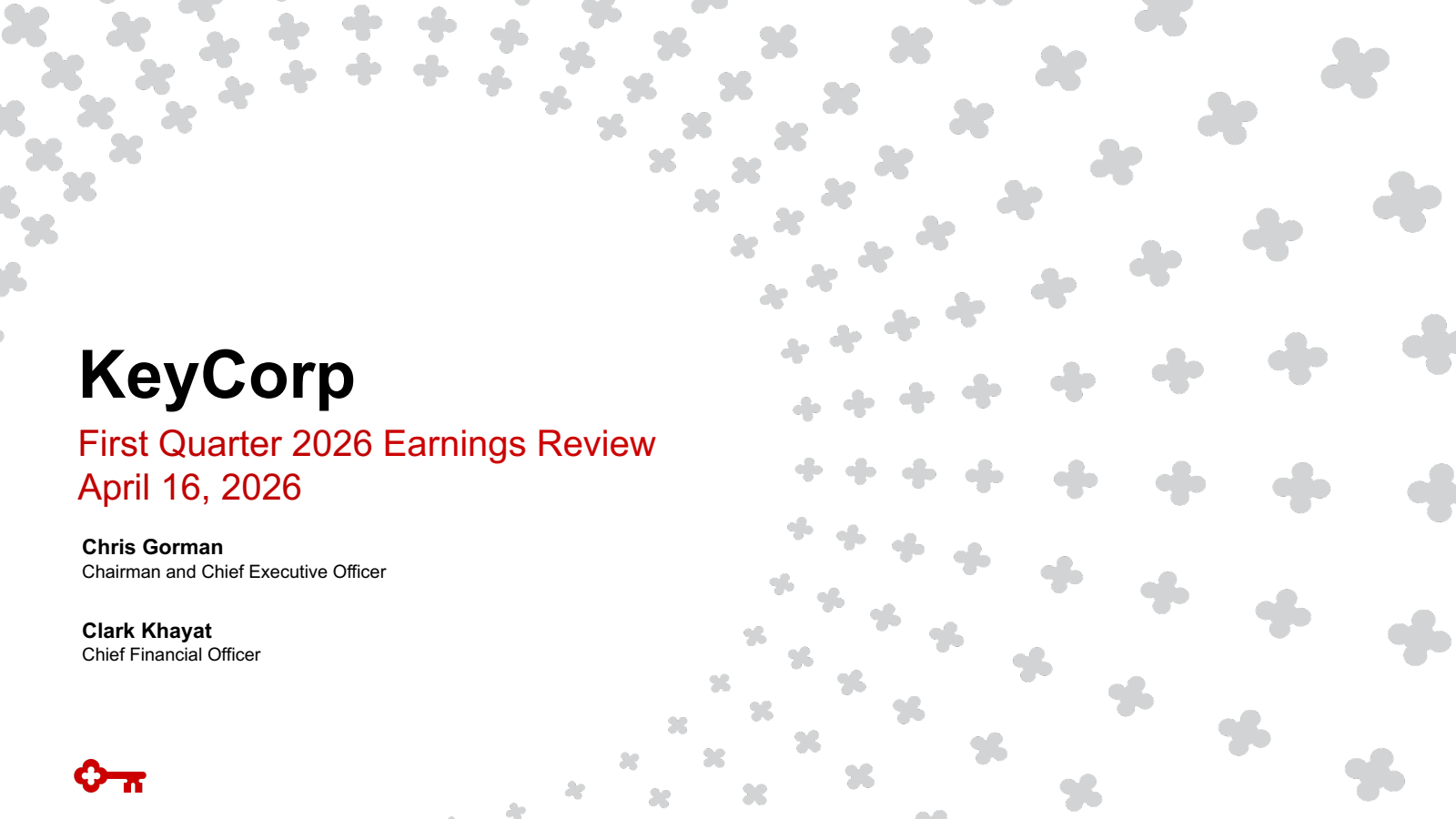 KeyCorp's Q1 2026 Slide Deck