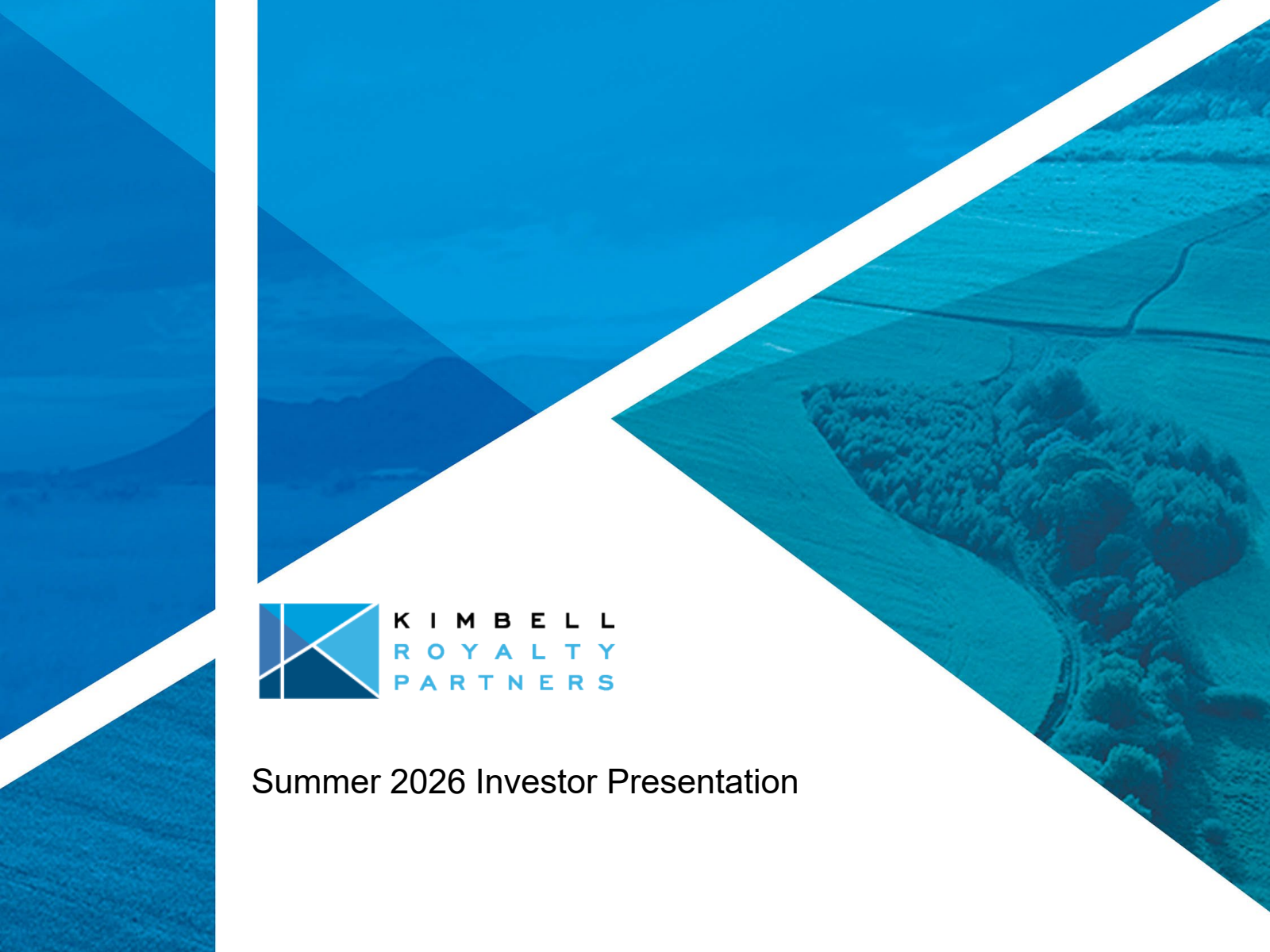 Kimbell Royalty's Q1 2026 Slide Deck