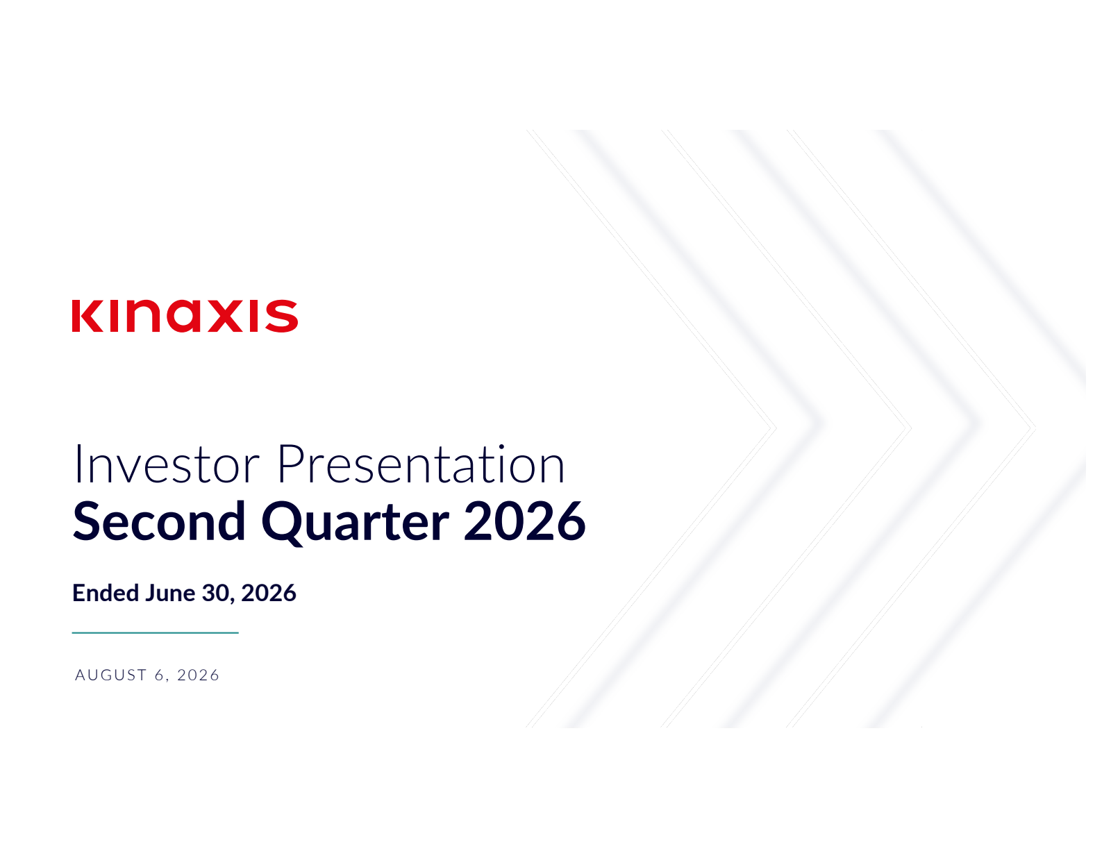 Kinaxis' Q2 2026 Slide Deck