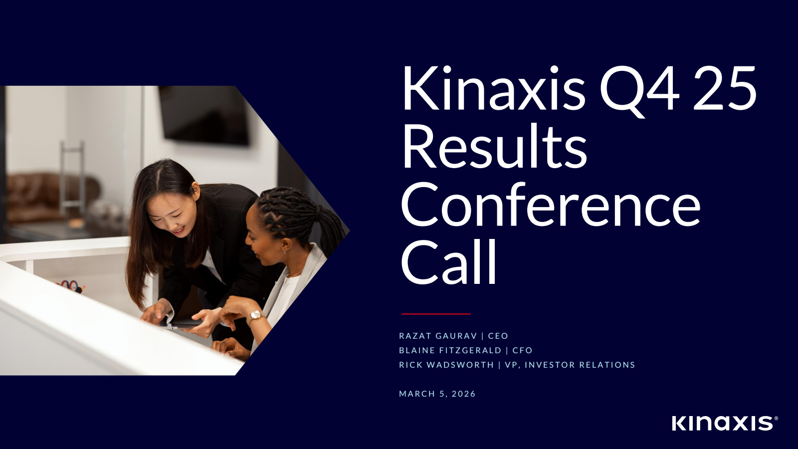 Kinaxis' Q4 2025 Slide Deck