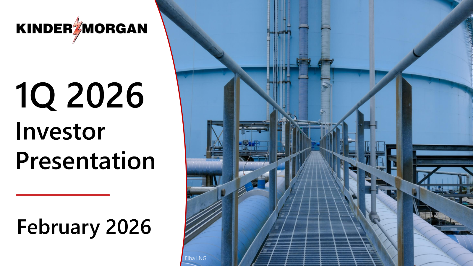 Kinder Morgan's Q1 2026 Slide Deck