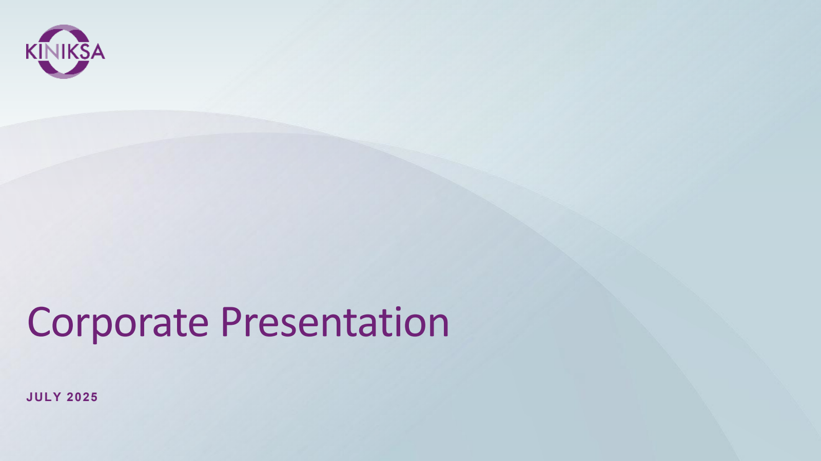 Kiniksa Pharmaceuticals International's Q2 2025 Slide Deck