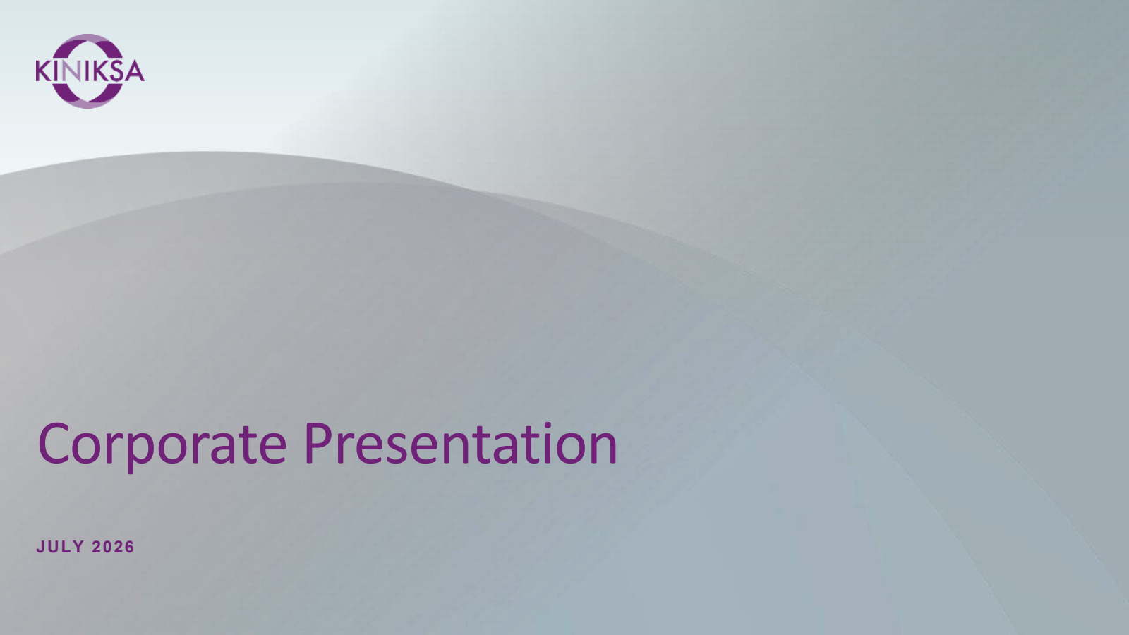 Kiniksa Pharmaceuticals International's Q2 2026 Slide Deck