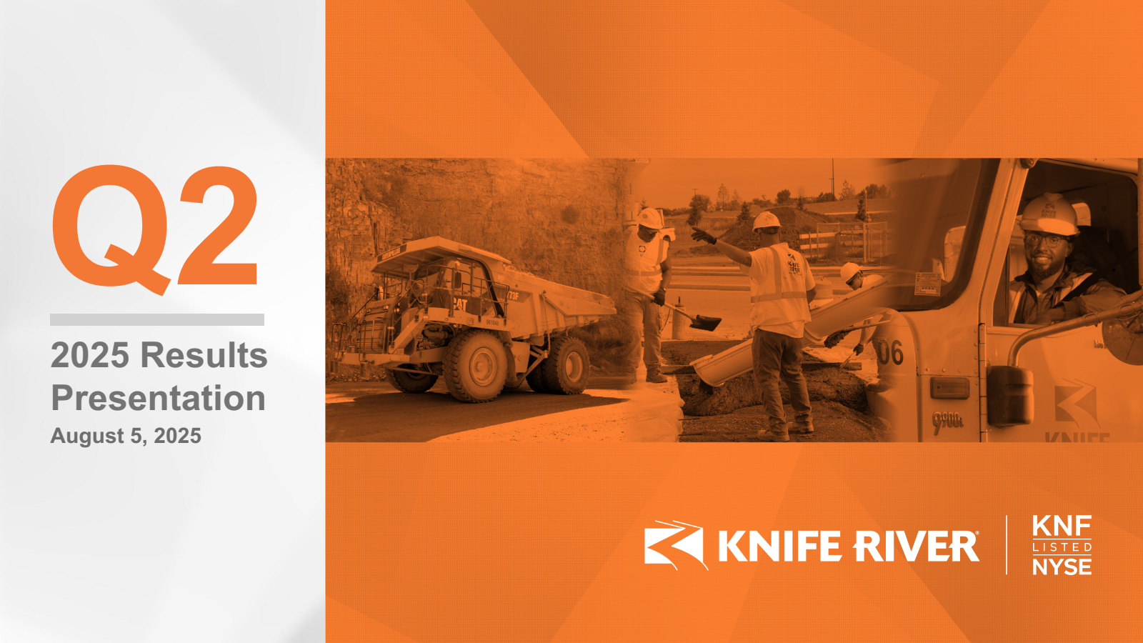 Knife River's Q2 2025 Slide Deck
