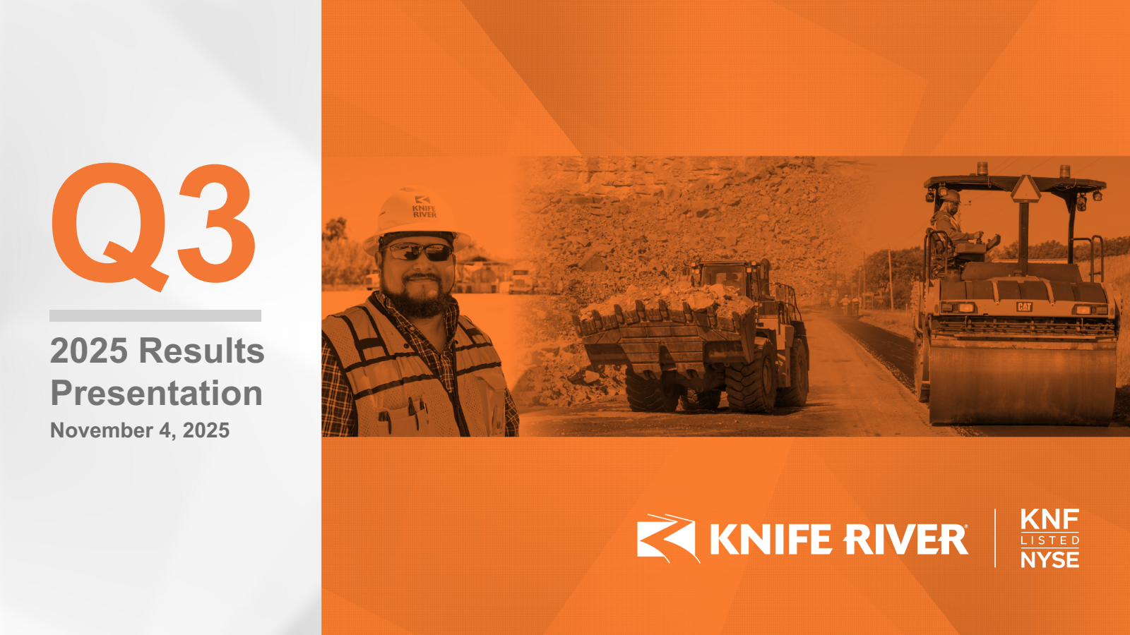 Knife River's Q3 2025 Slide Deck