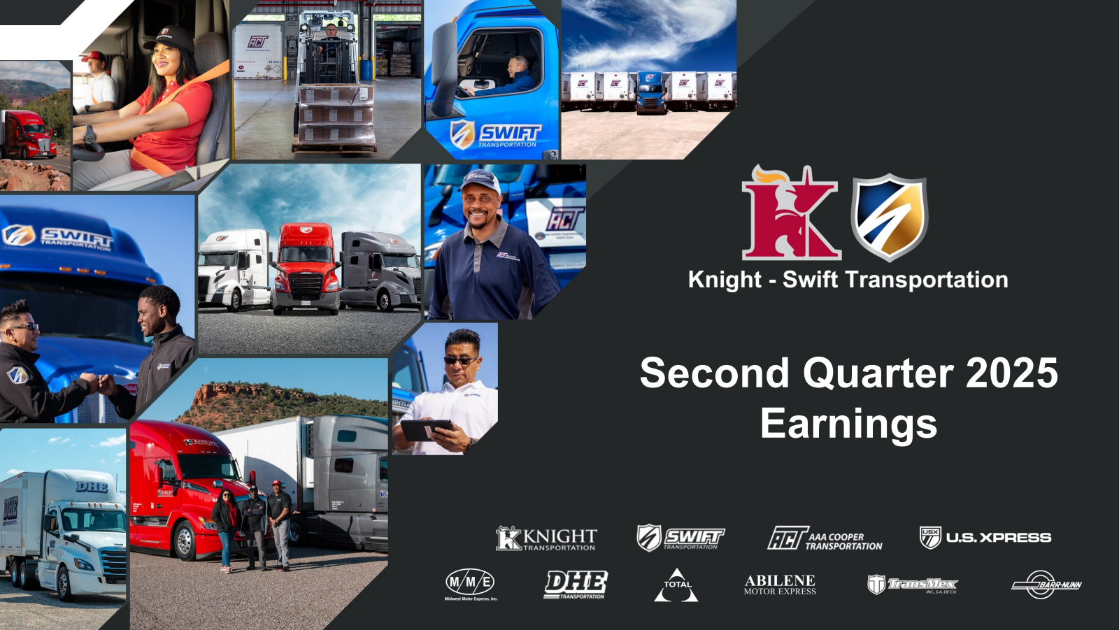 Knight-Swift Transportation's Q2 2025 Slide Deck