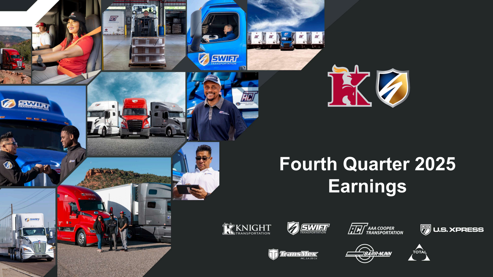 Knight-Swift Transportation's Q4 2025 Slide Deck