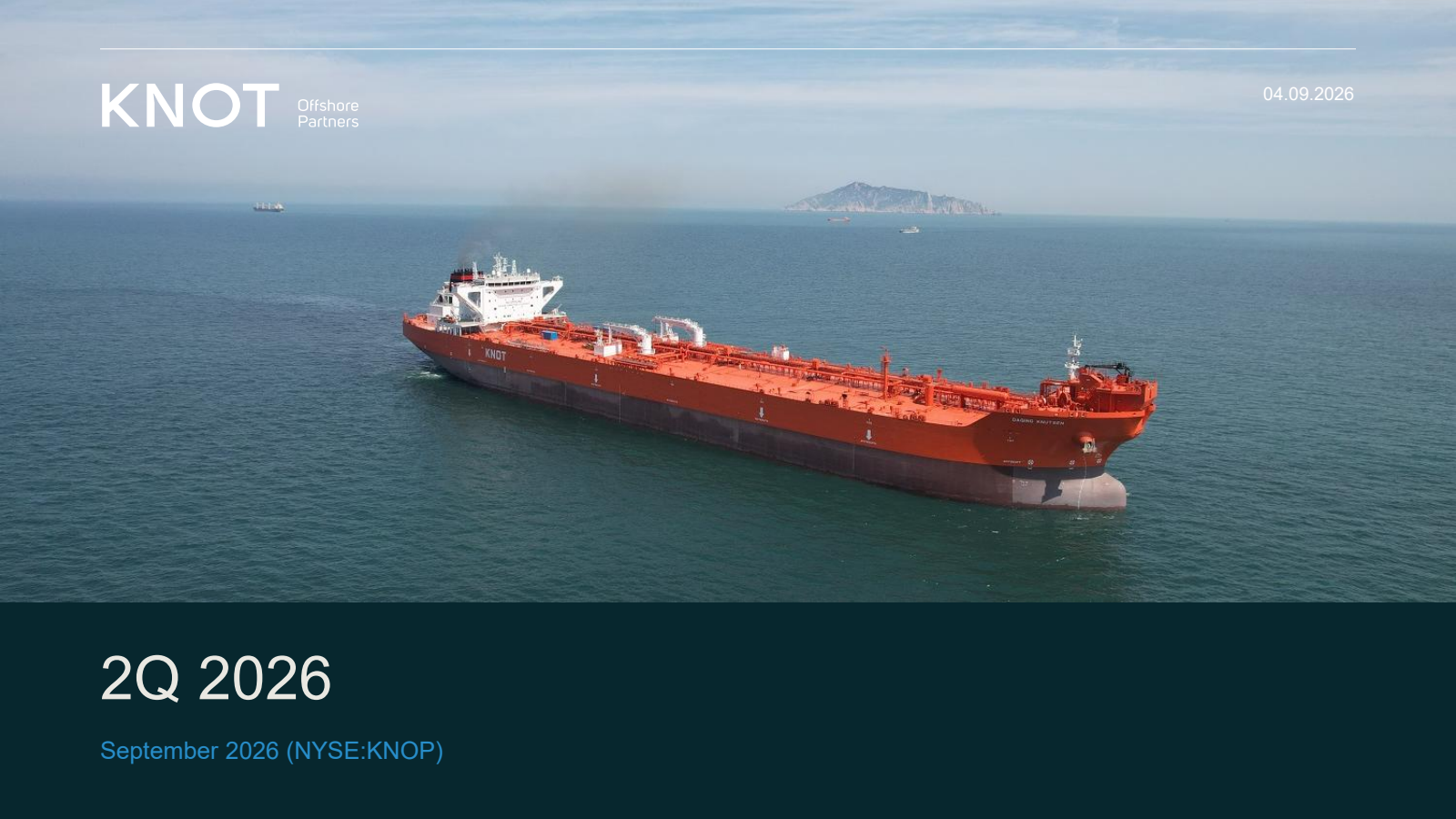 KNOT Offshore Partners' Q2 2026 Slide Deck
