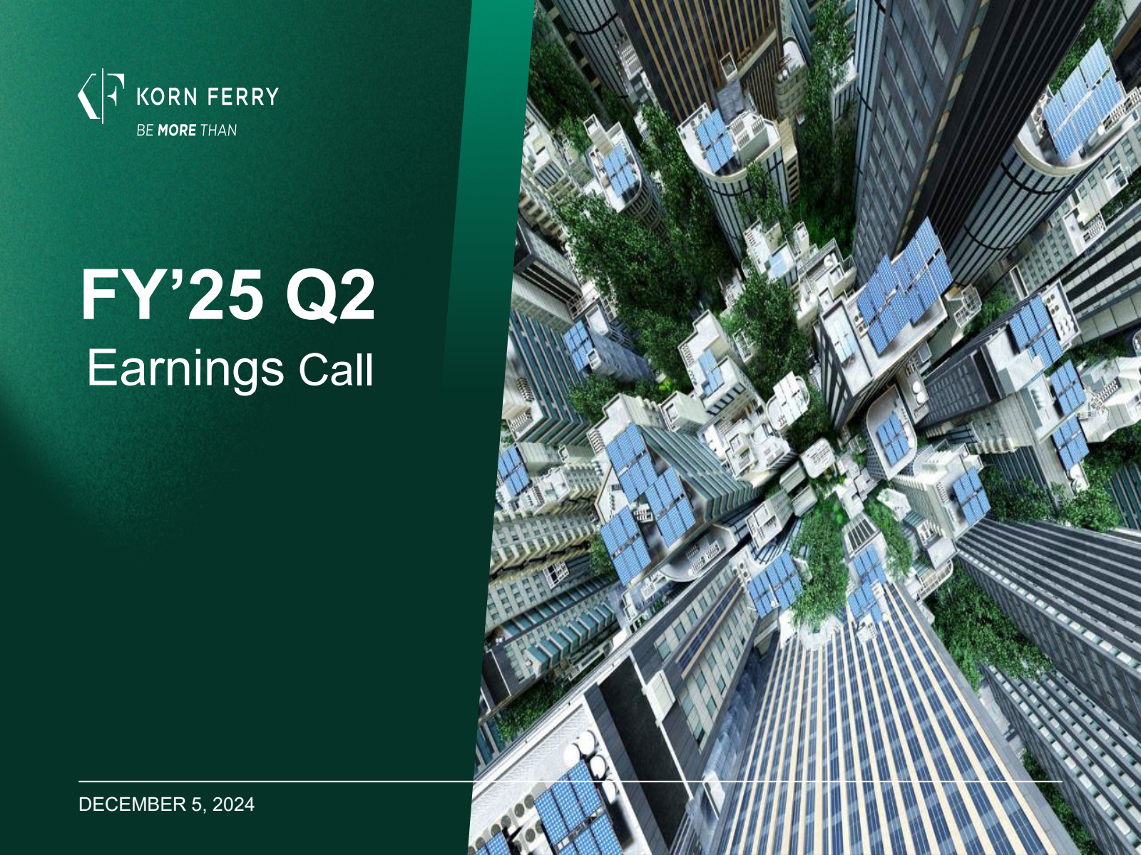 Korn Ferry's Q2 2025 Slide Deck