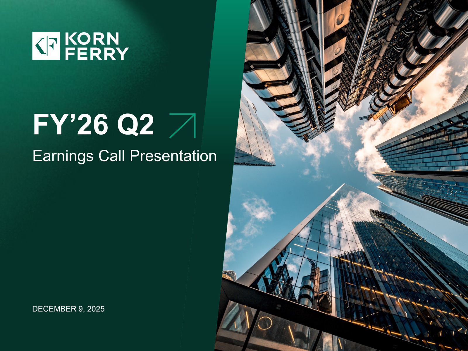 Korn/Ferry International's Q2 2026 Slide Deck
