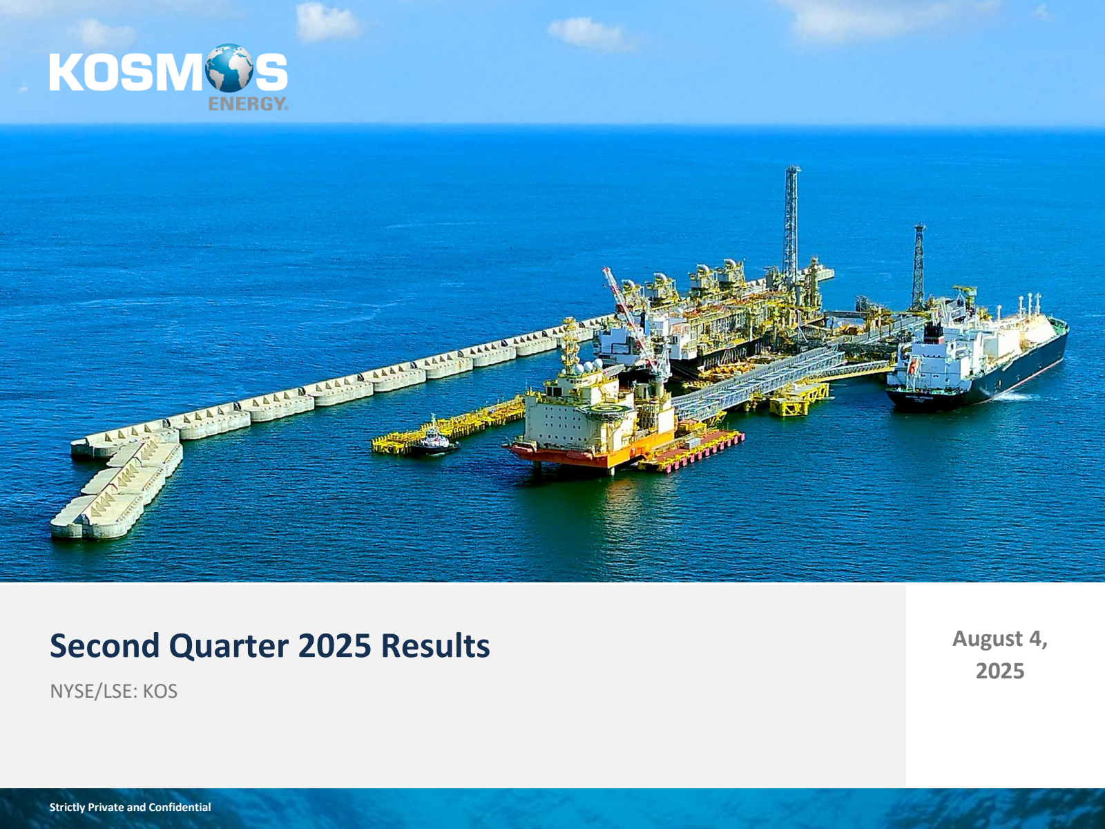 Kosmos Energy's Q2 2025 Slide Deck
