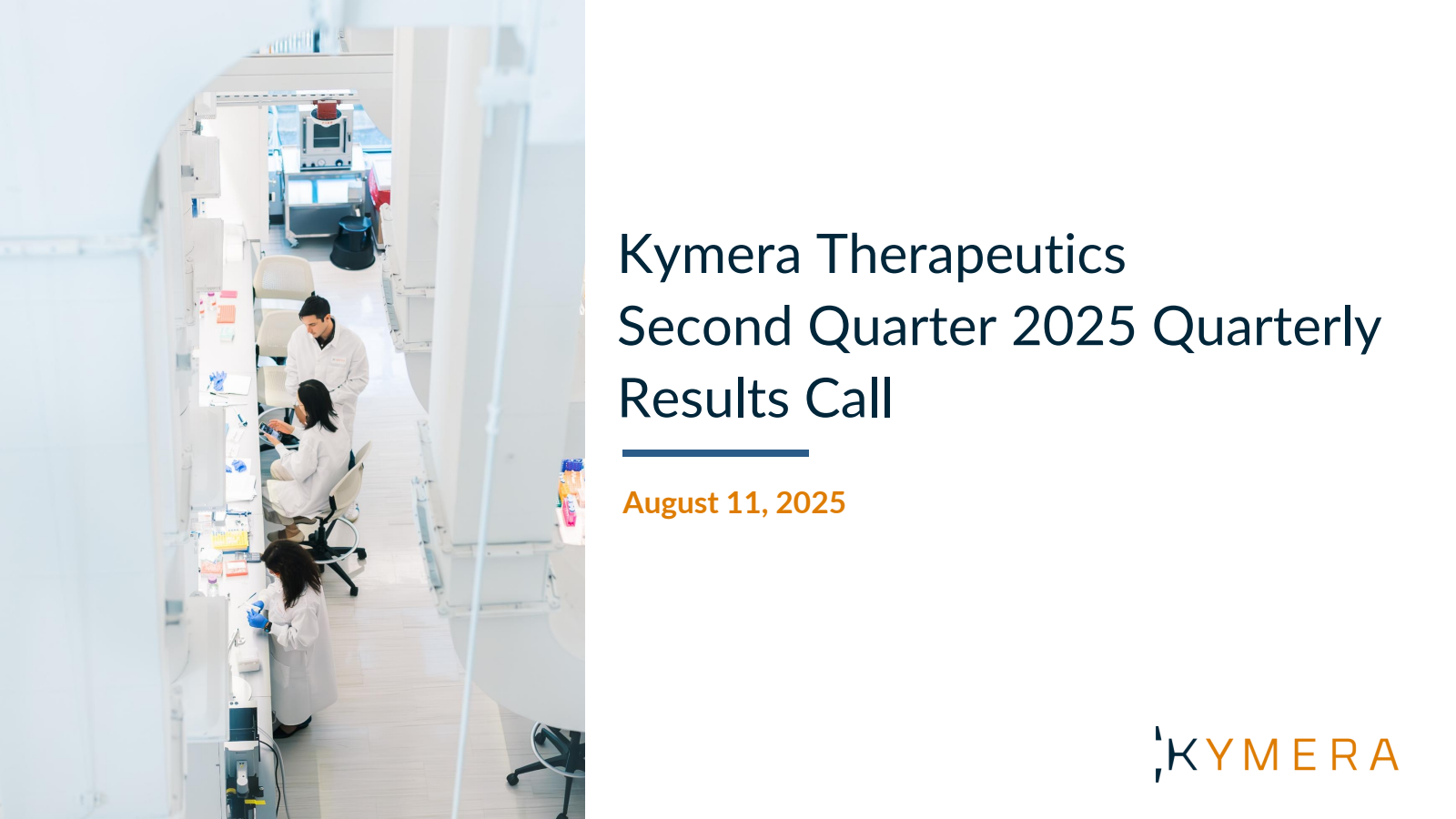Kymera Therapeutics' Q2 2025 Slide Deck