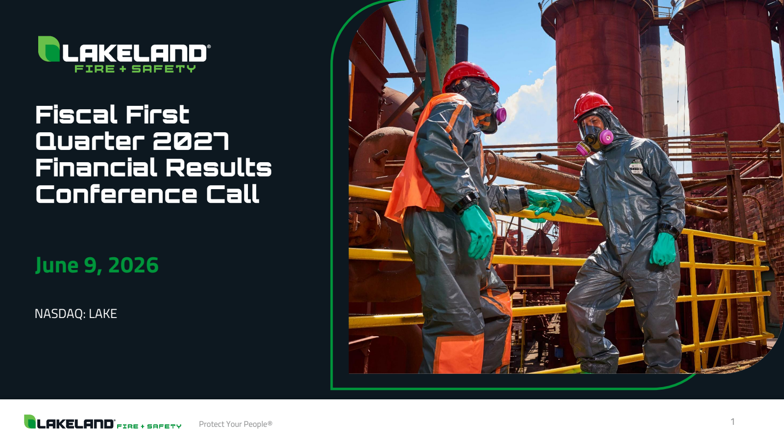 Lakeland Industries' Q1 2027 Slide Deck