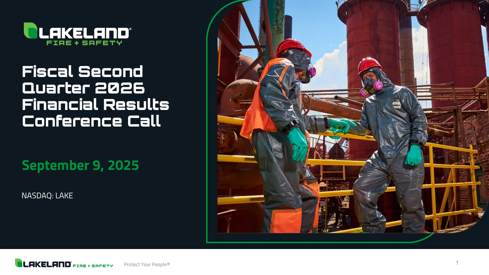 Lakeland Industries' Q2 2026 Slide Deck