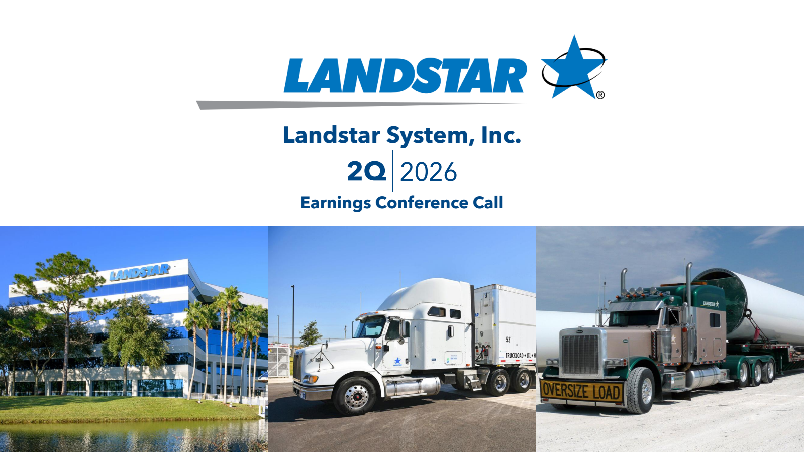 Landstar System's Q2 2026 Slide Deck