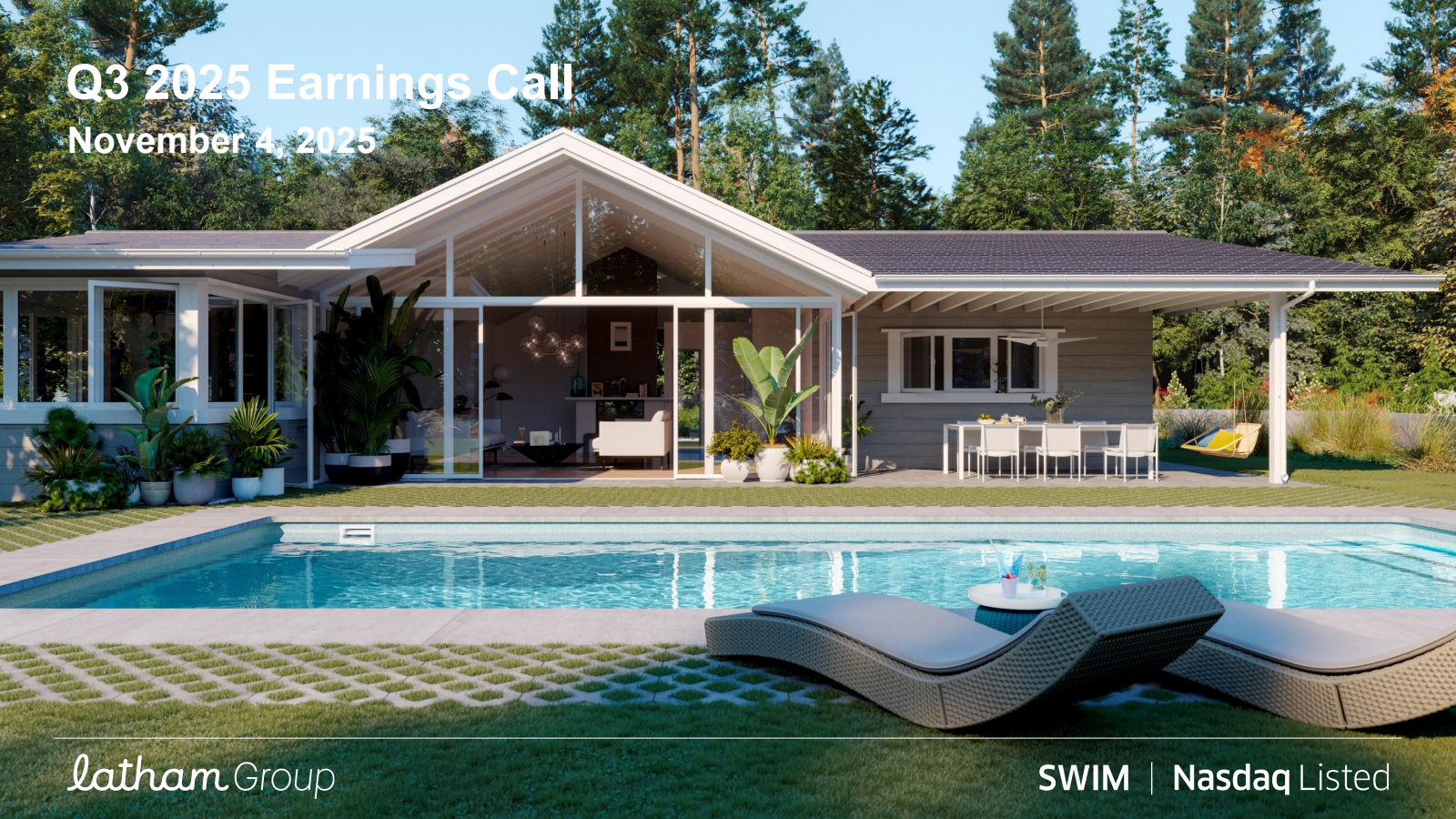 Latham Group's Q3 2025 Slide Deck