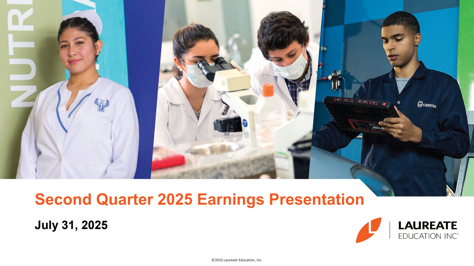 Laureate Education's Q2 2025 Slide Deck