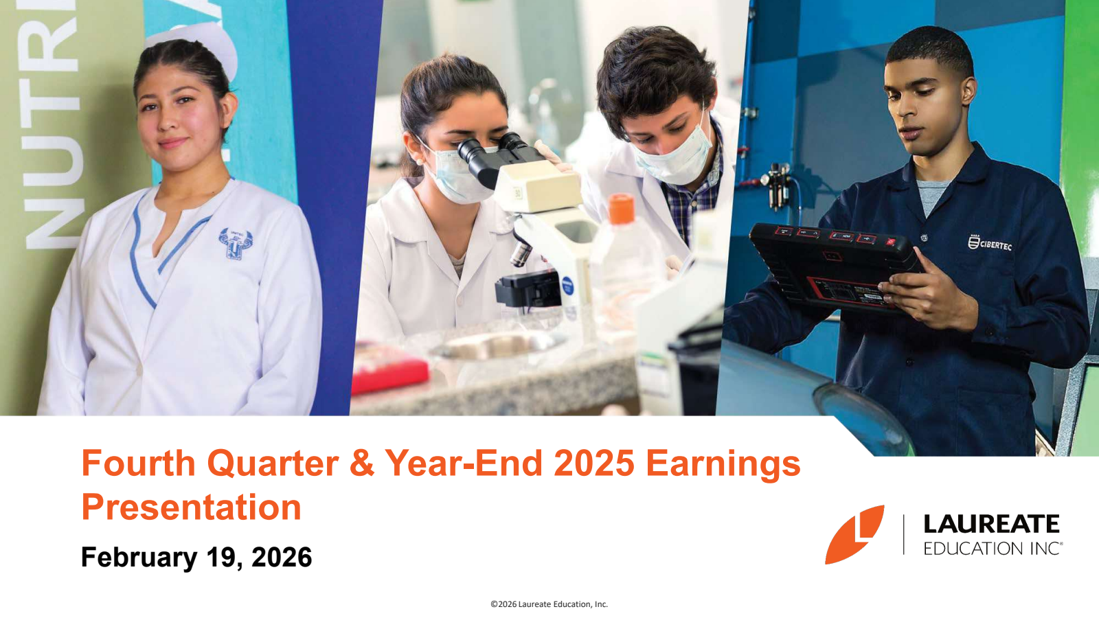 Laureate Education's Q4 2025 Slide Deck