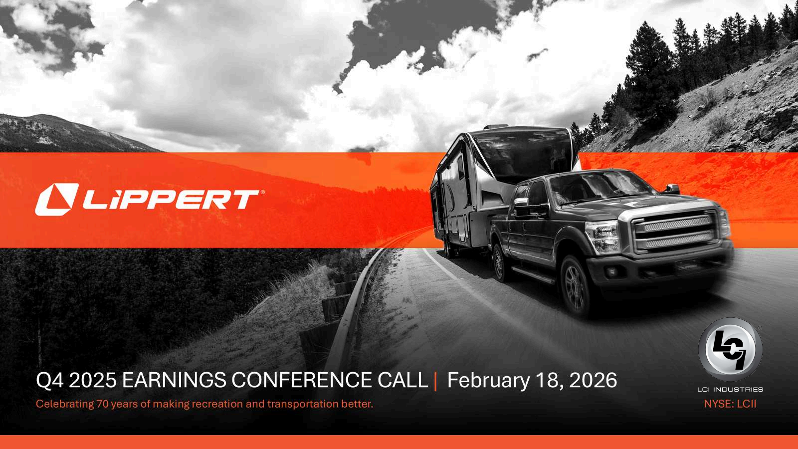 LCI Industries' Q4 2025 Slide Deck