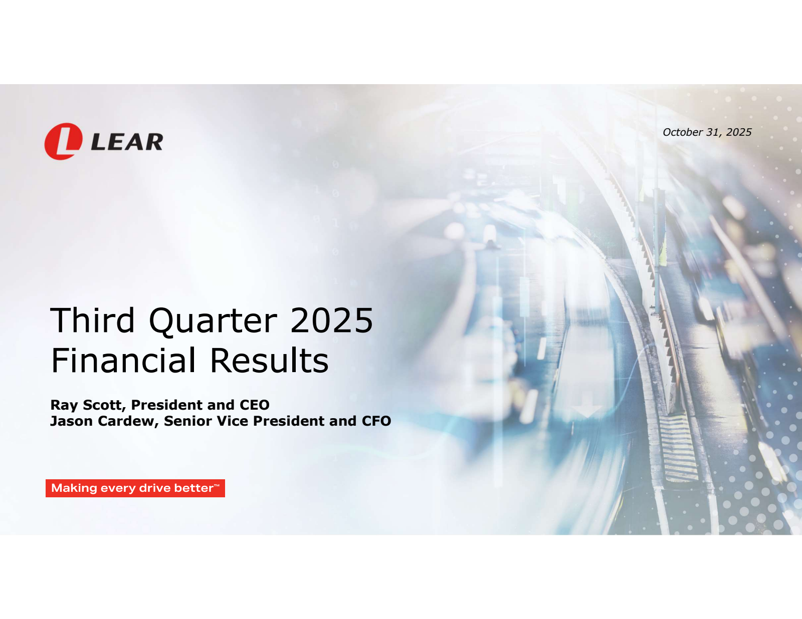 Lear (LEA) Earnings Date and Reports 2026