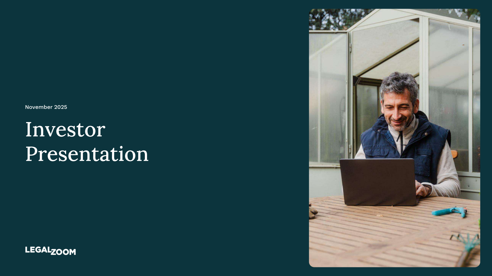 LegalZoom.com's Q3 2025 Slide Deck