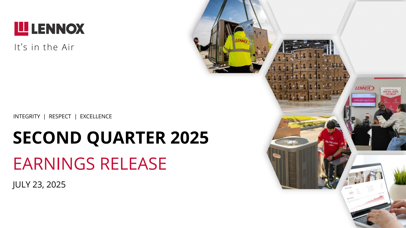 Lennox International's Q2 2025 Slide Deck