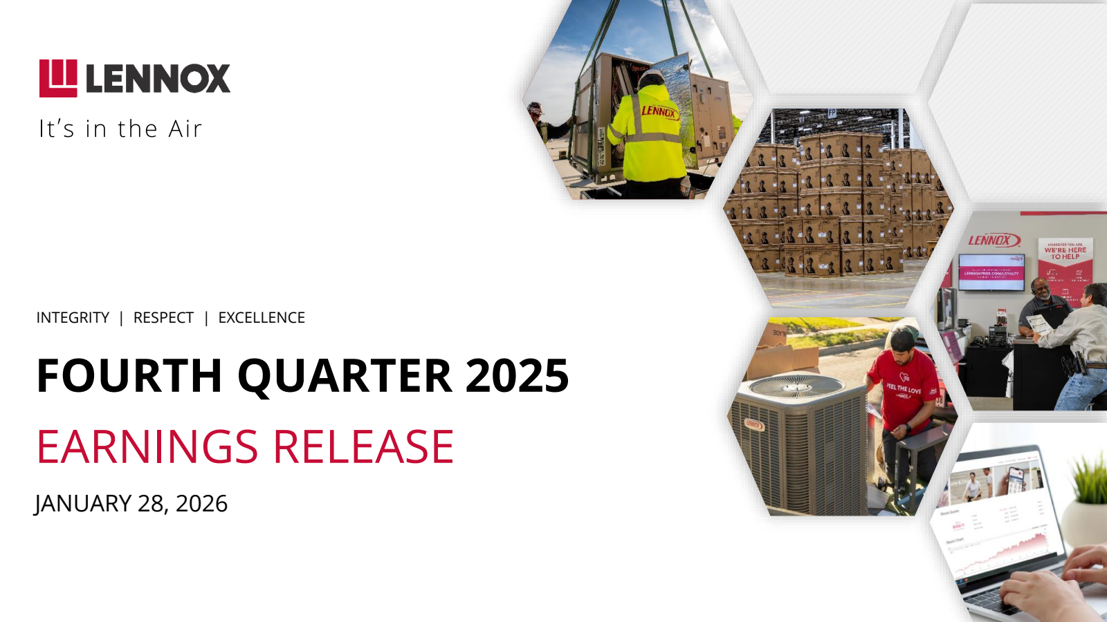Lennox International's Q4 2025 Slide Deck