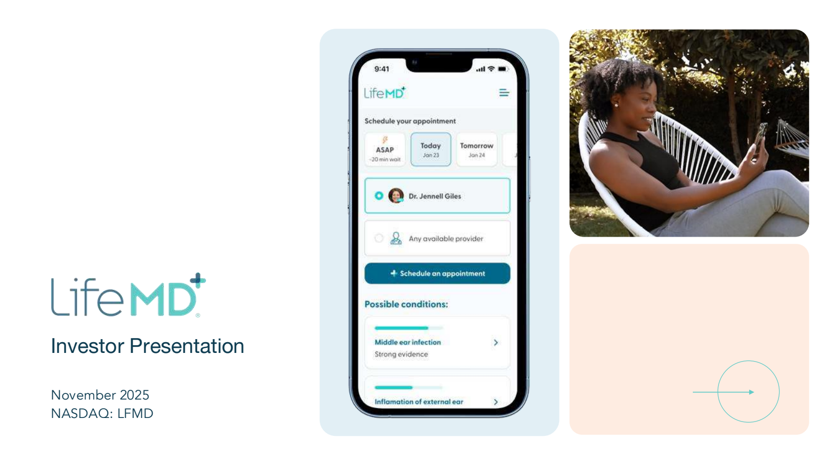 LifeMD's Q3 2025 Slide Deck