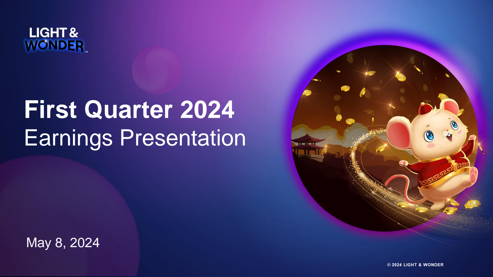Light & Wonder's Q1 2024 Slide Deck