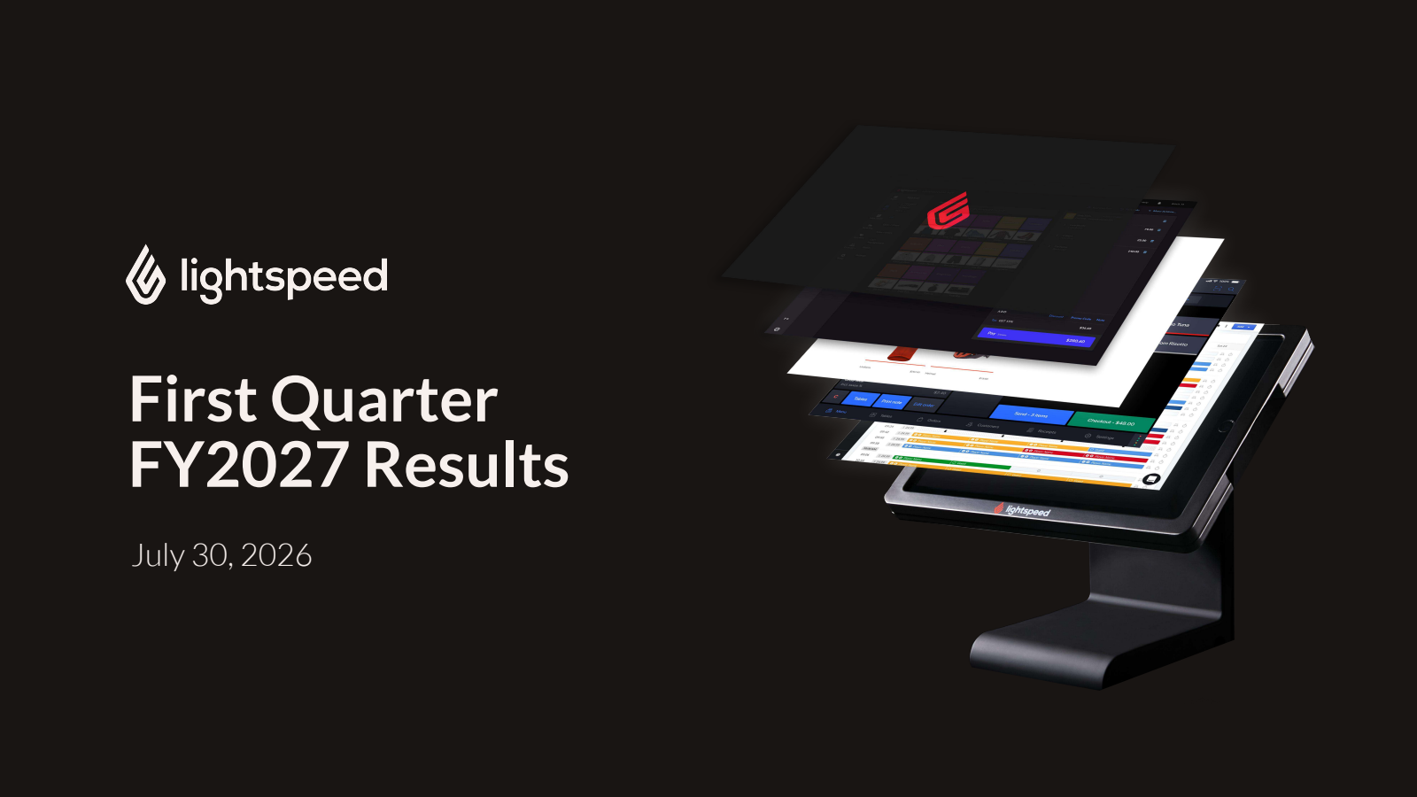 Lightspeed Commerce's Q1 2027 Slide Deck