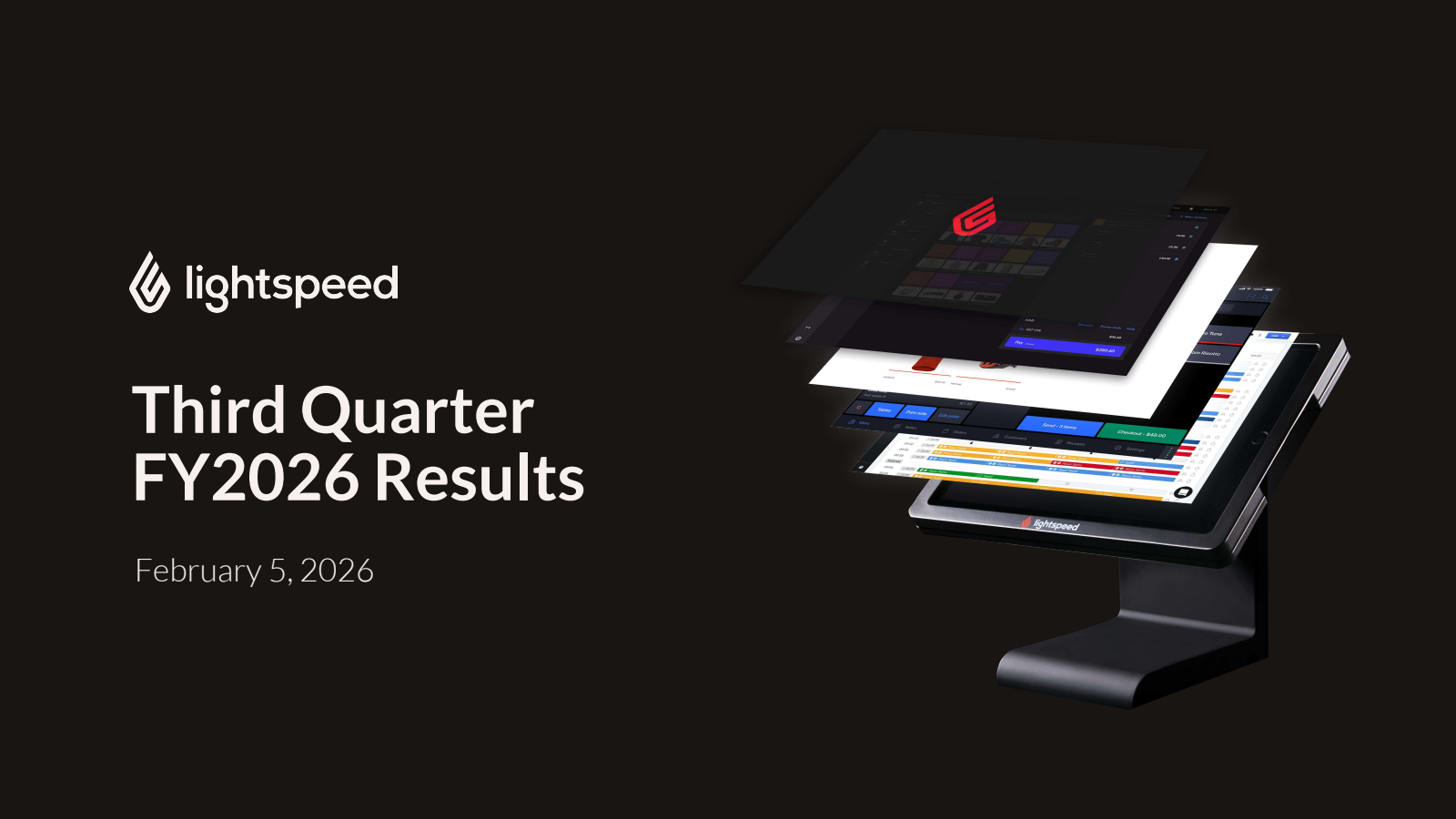 Lightspeed Commerce's Q3 2026 Slide Deck