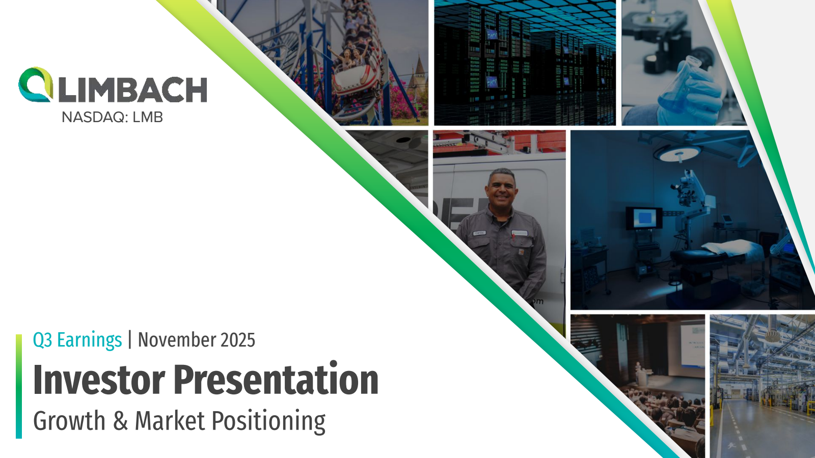Limbach's Q3 2025 Slide Deck