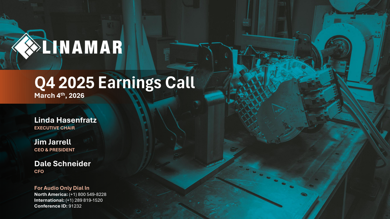 Linamar's Q4 2025 Slide Deck