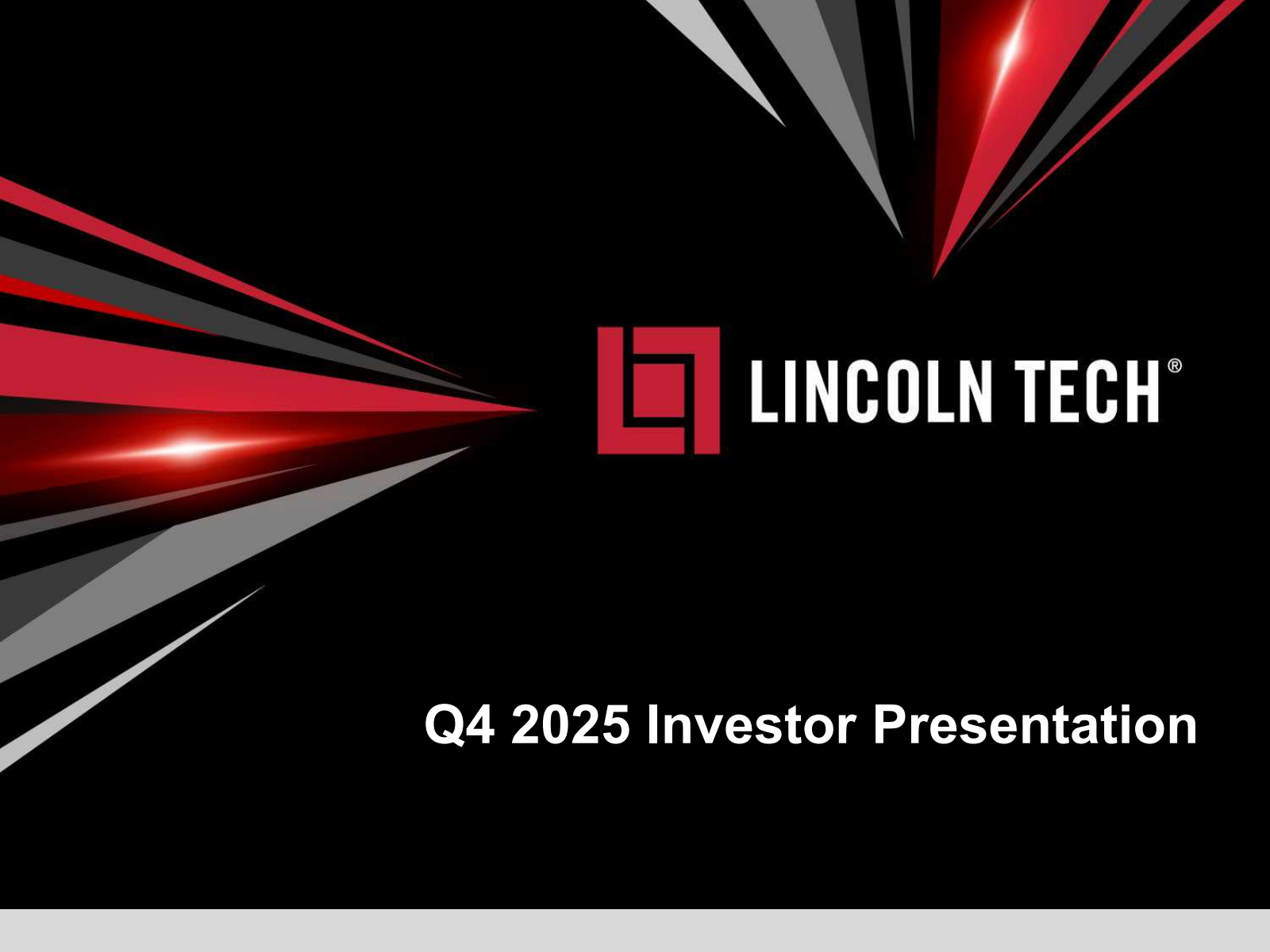 Lincoln Educational Services' Q4 2025 Slide Deck