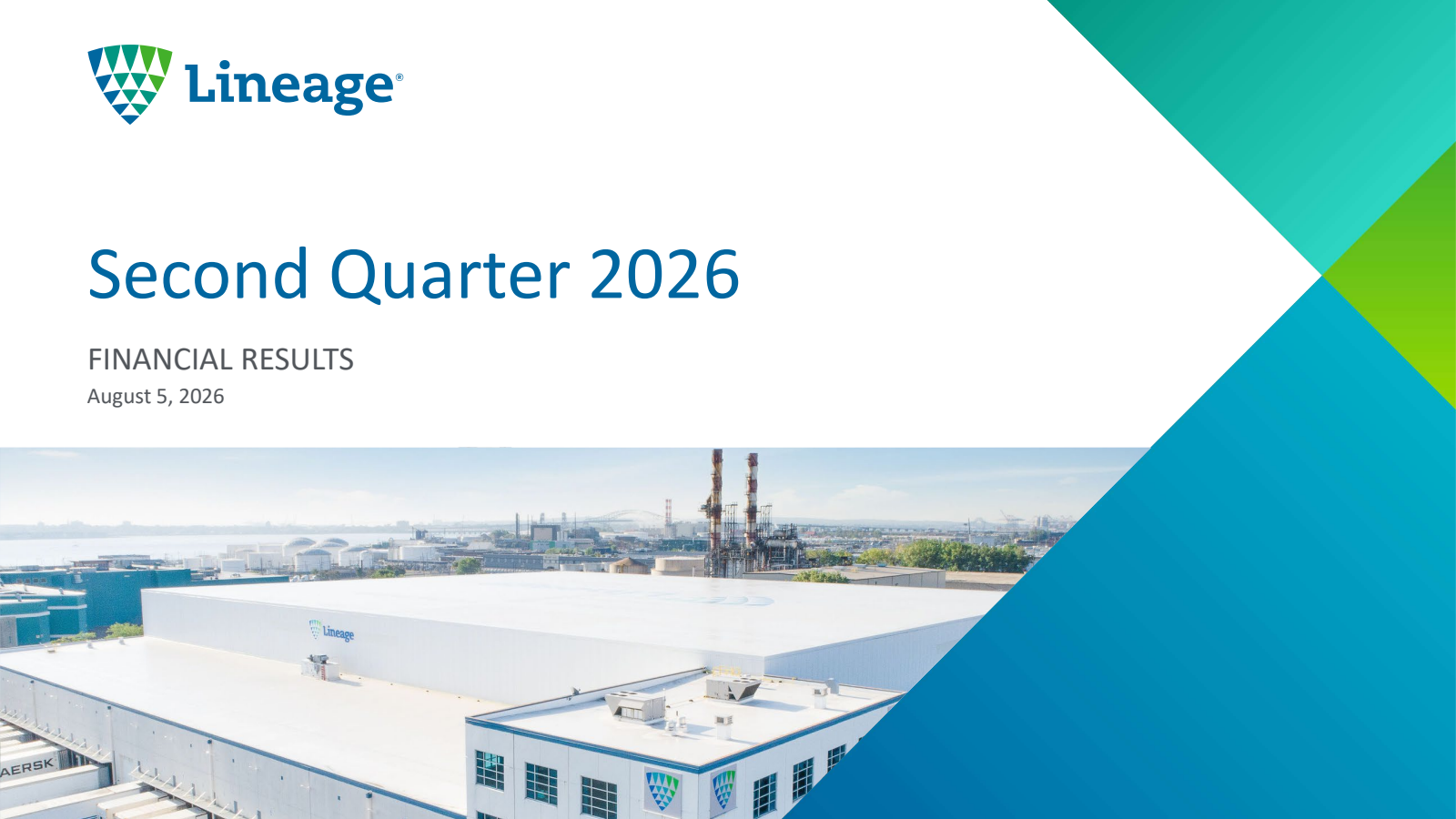 Lineage's Q2 2026 Slide Deck