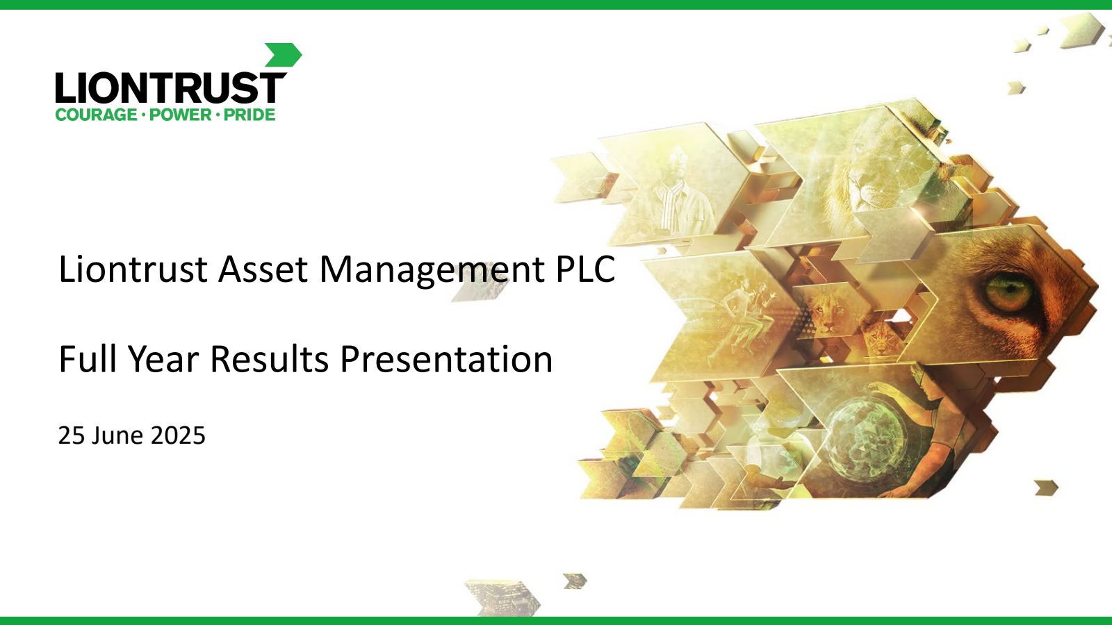 Liontrust Asset Management's H2 2025 Slide Deck