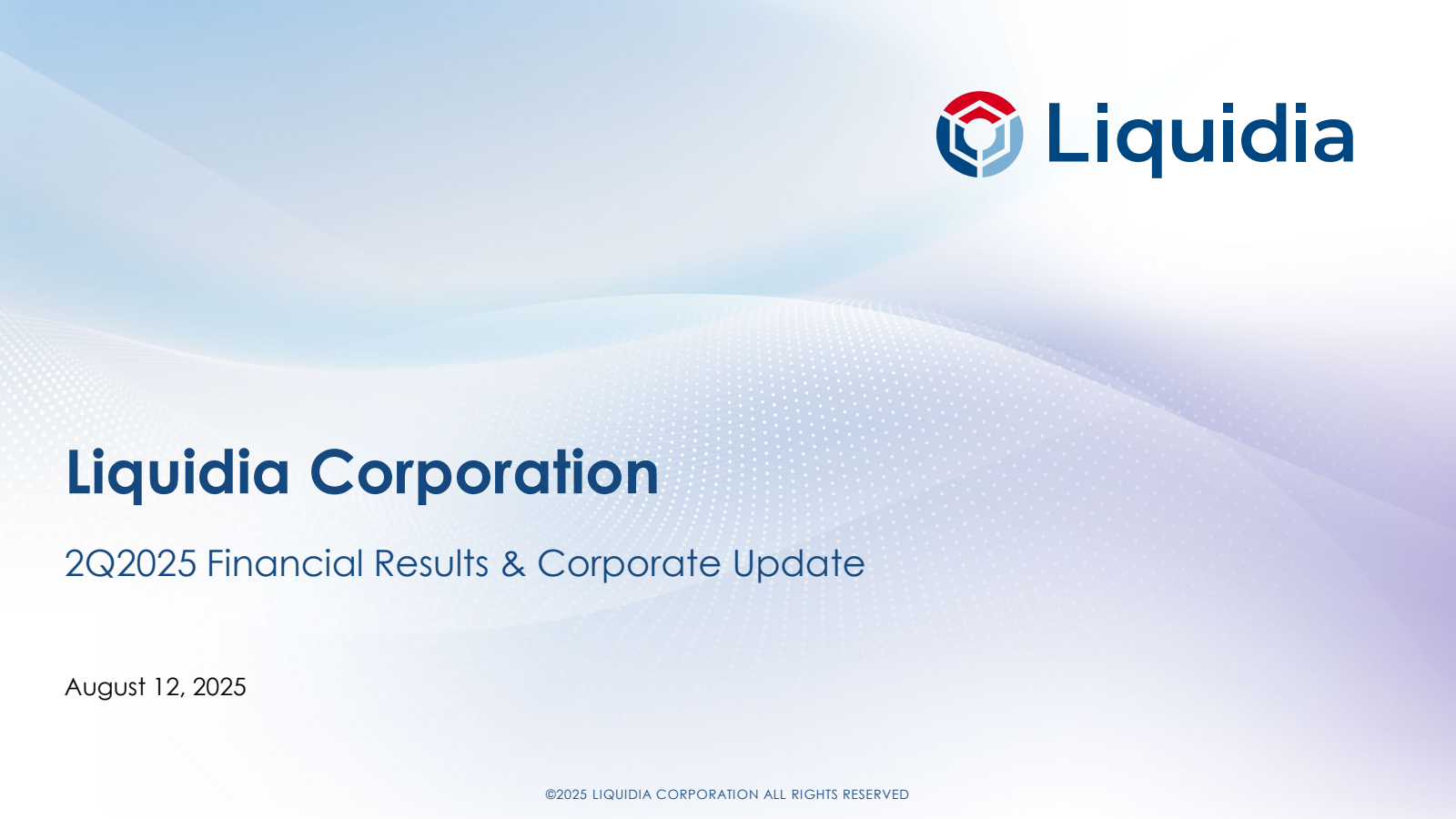 Liquidia Technologies' Q2 2025 Slide Deck
