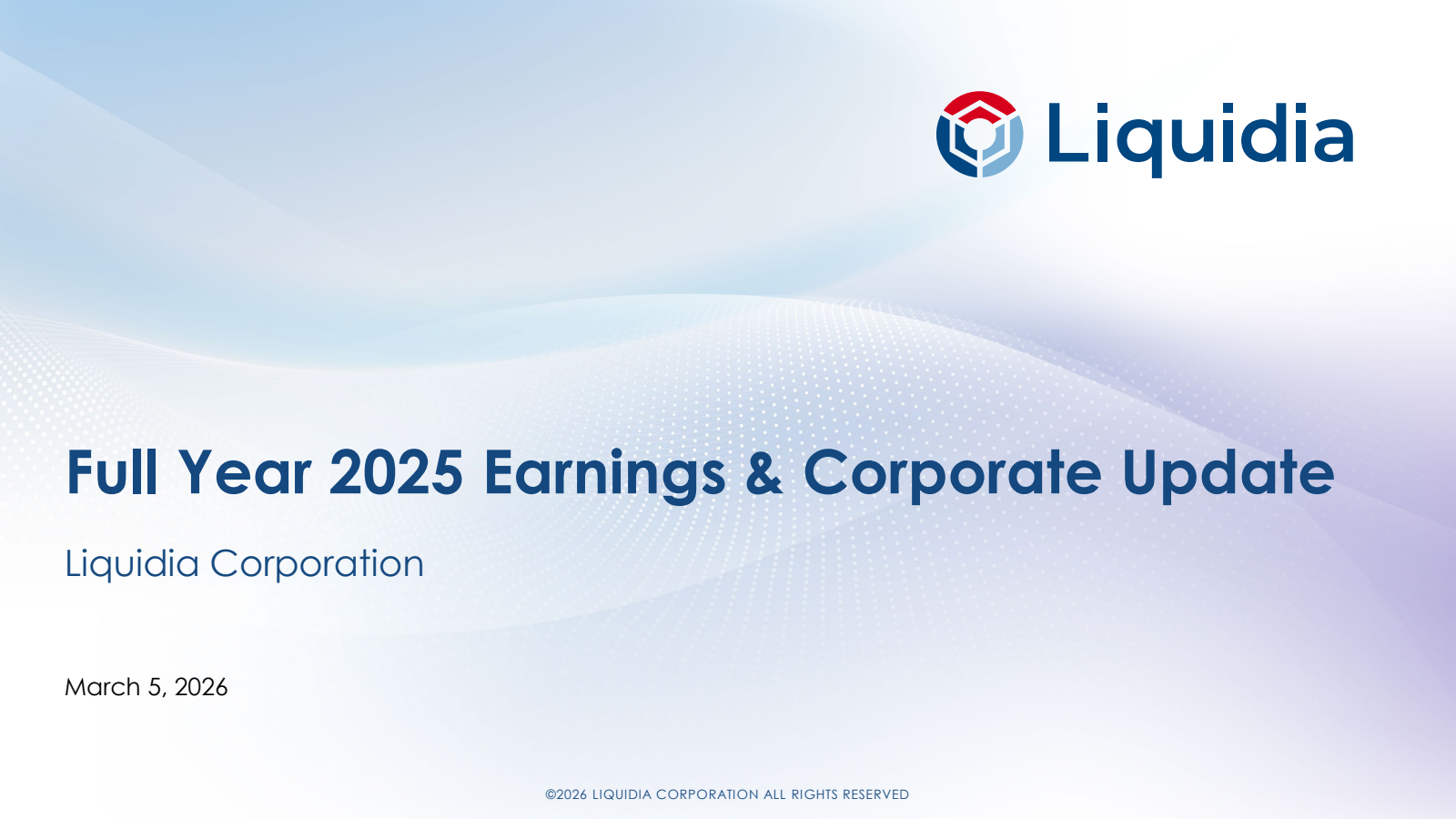 Liquidia's Q4 2025 Slide Deck