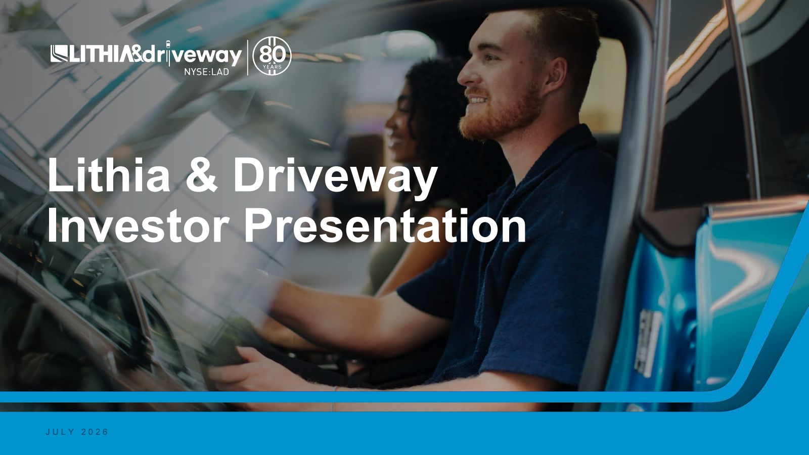 Lithia Motors' Q2 2026 Slide Deck