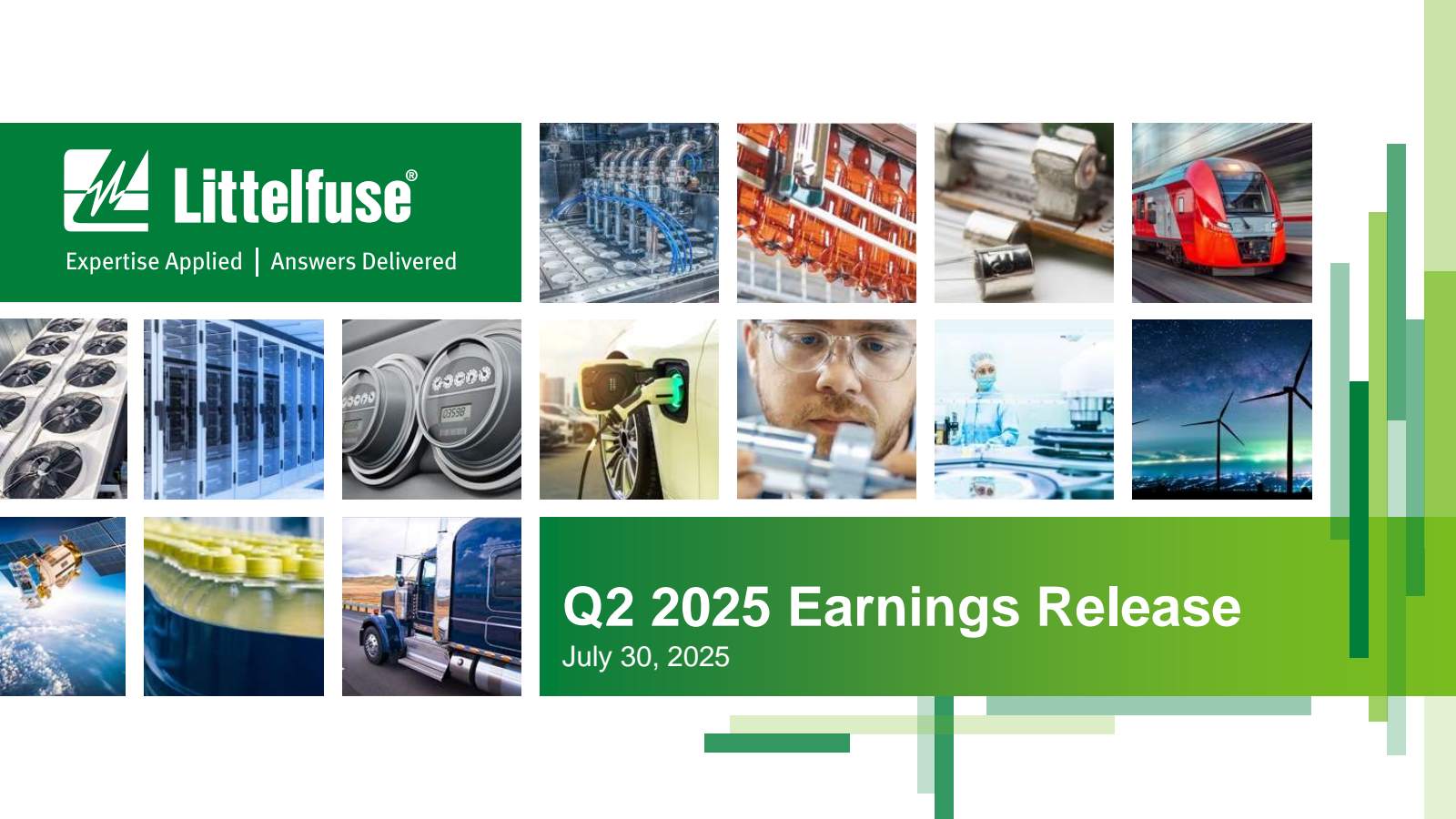 Littelfuse's Q2 2025 Slide Deck