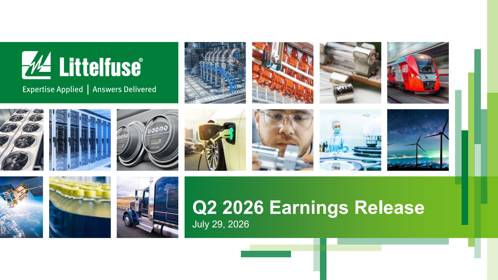 Littelfuse's Q2 2026 Slide Deck