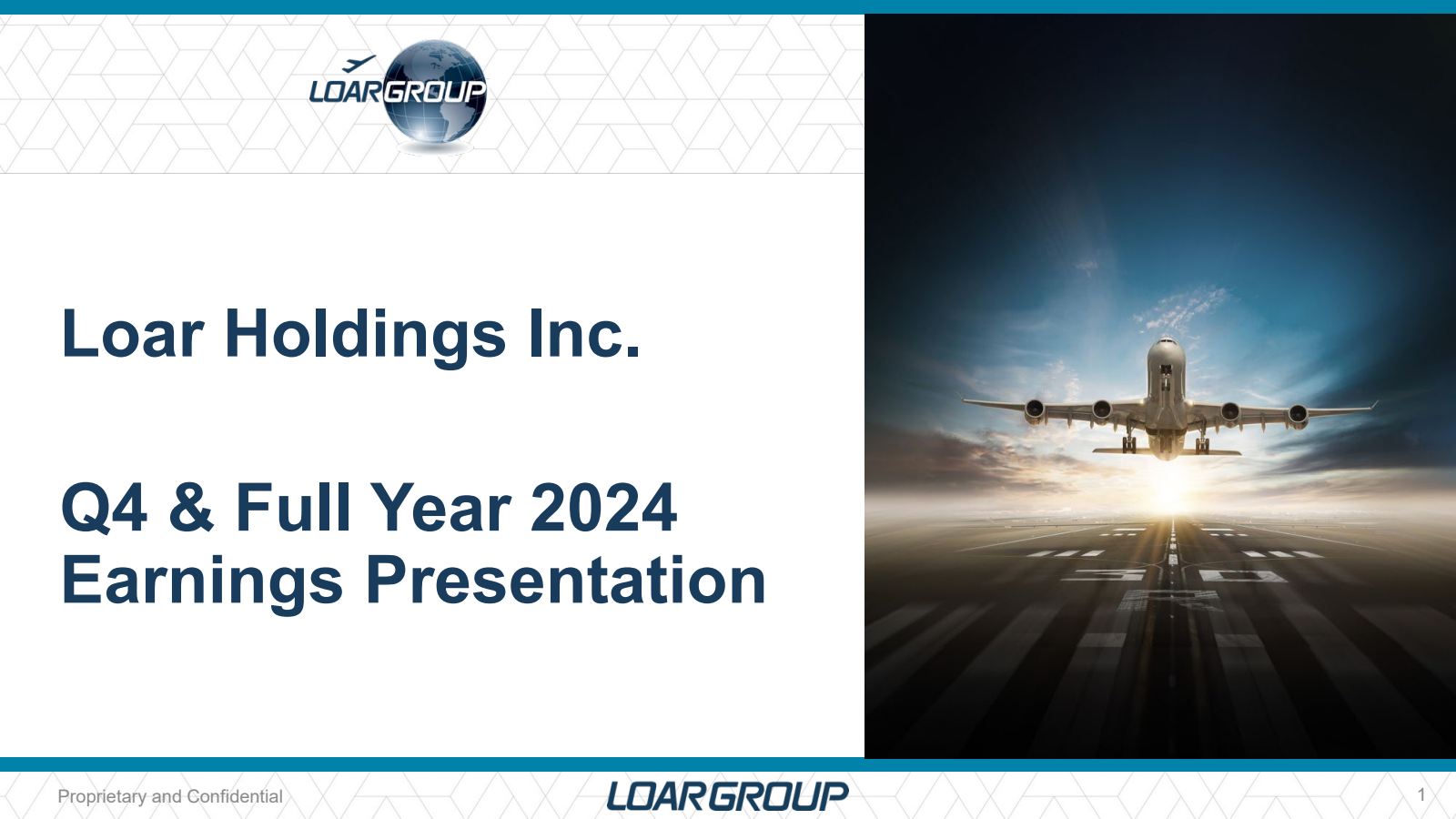 Loar's Q4 2024 Slide Deck