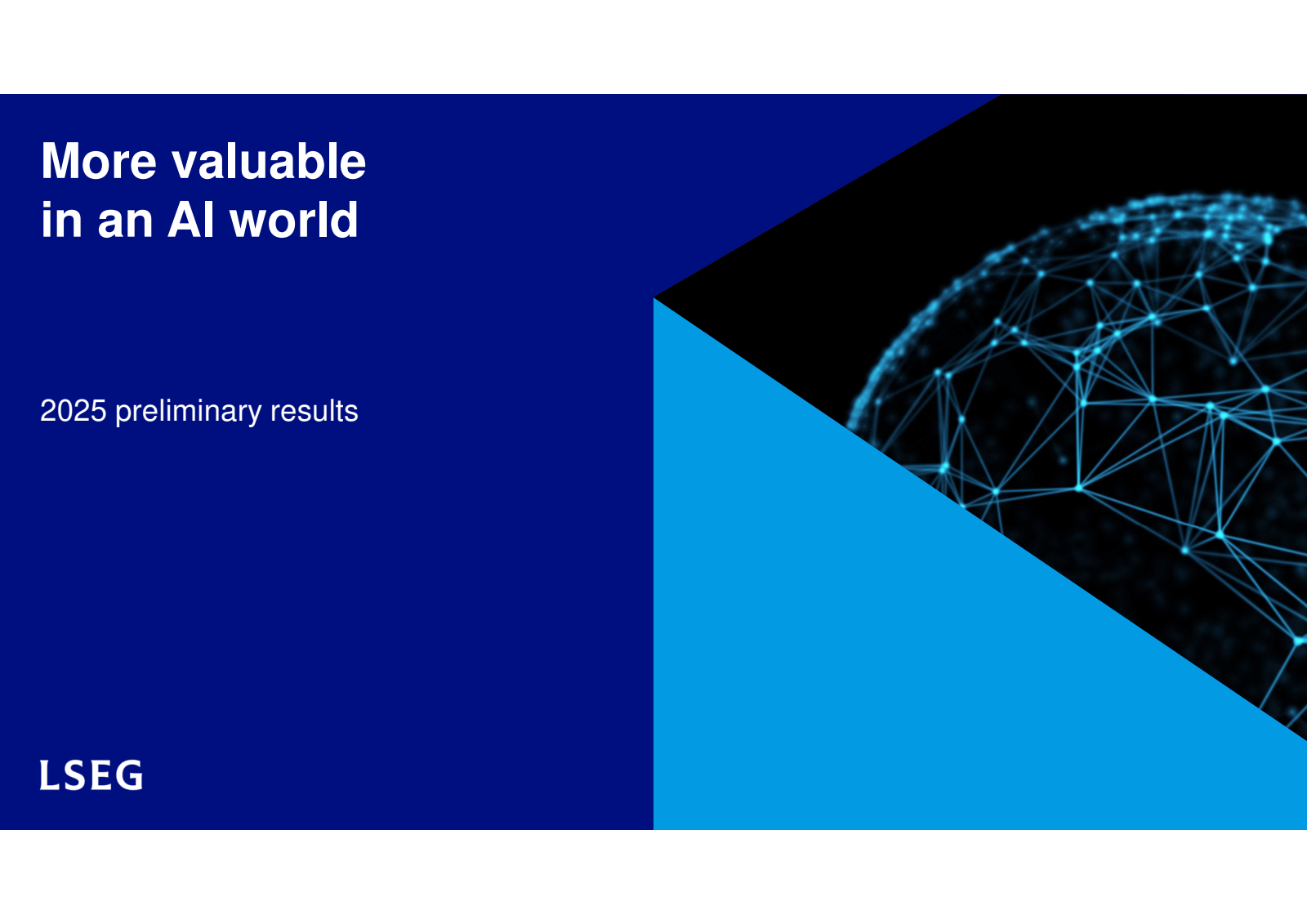 London Stock Exchange Group's H2 2025 Slide Deck