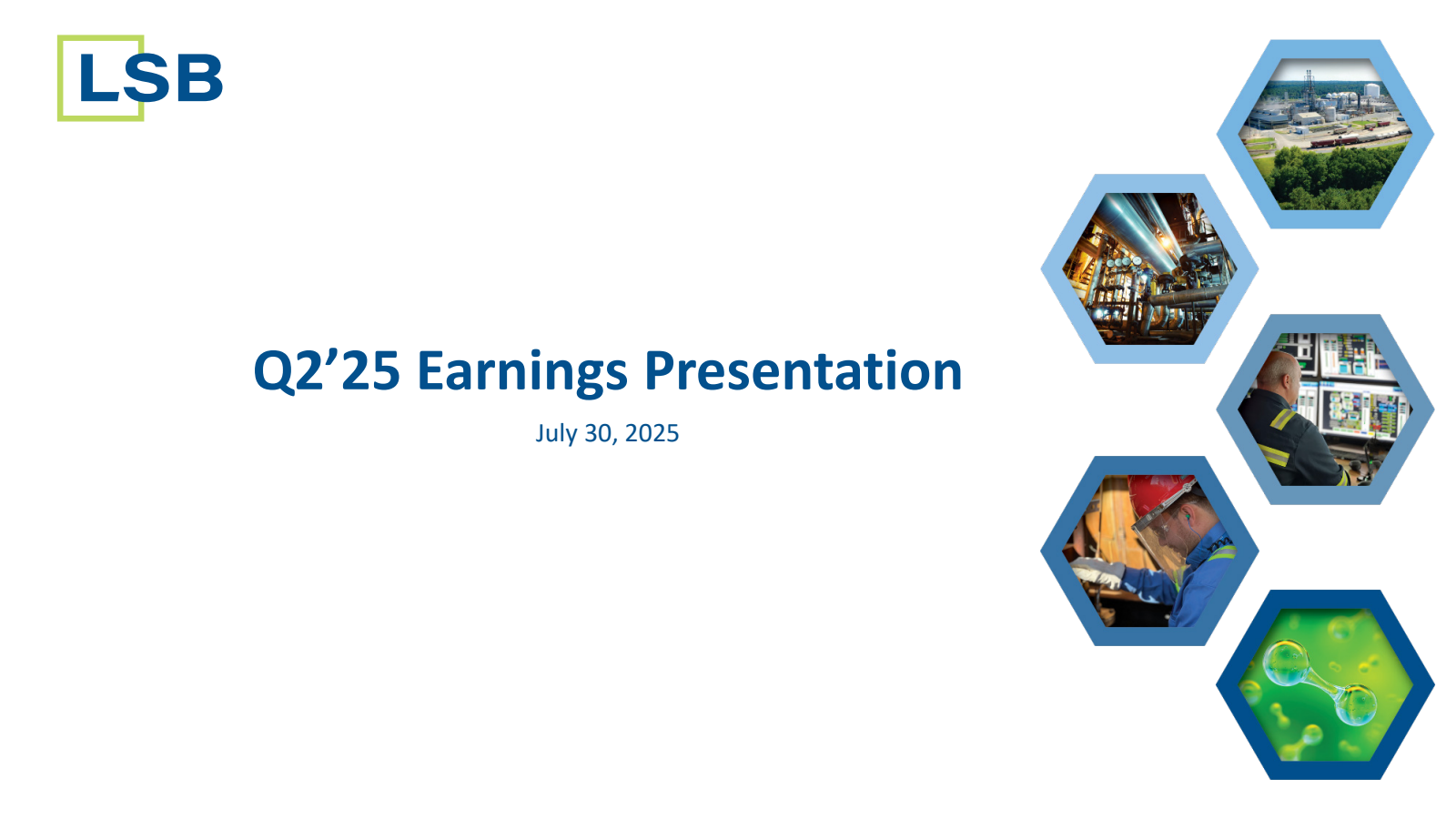 Lsb Industries' Q2 2025 Slide Deck