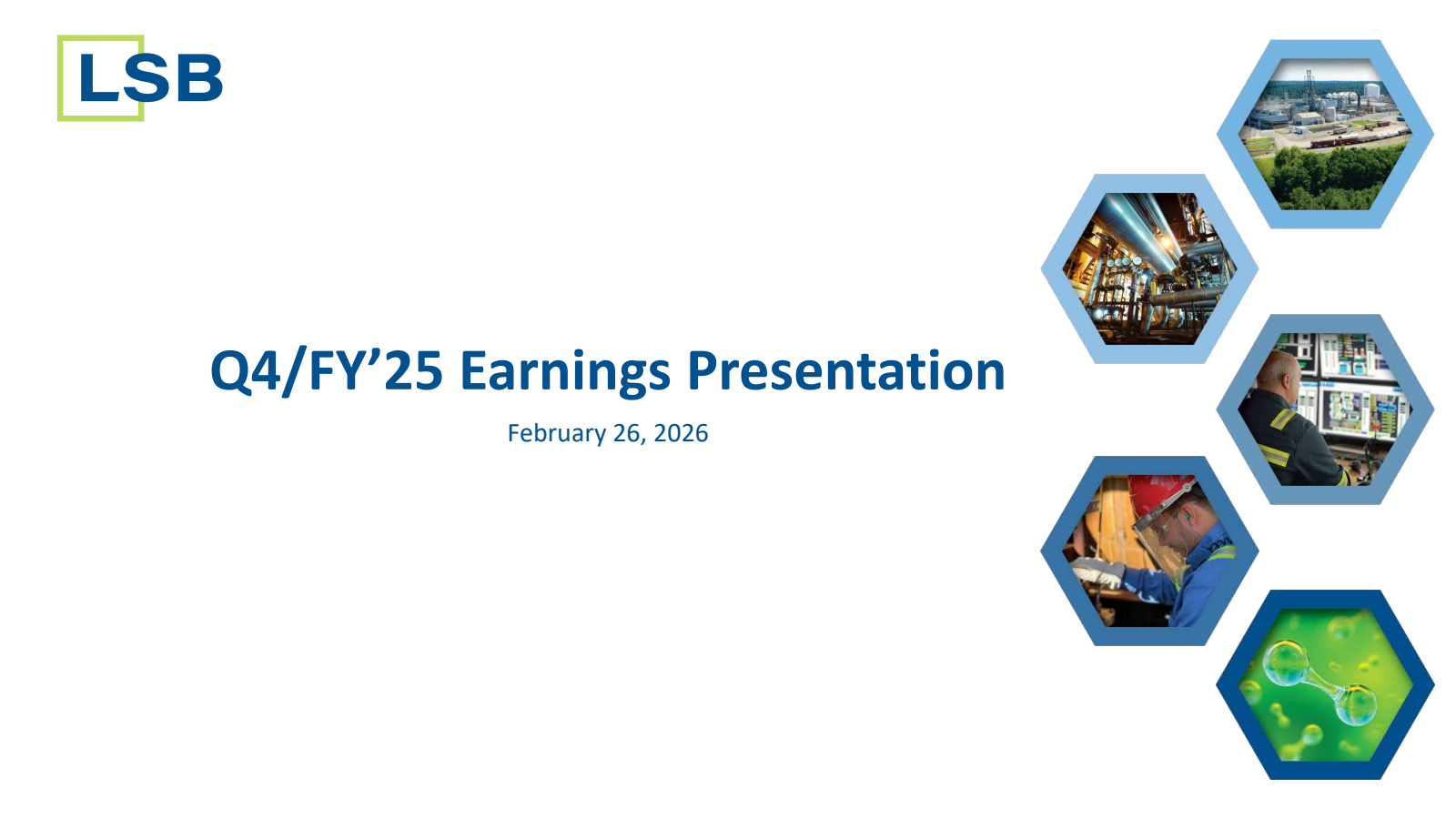 Lsb Industries' Q4 2025 Slide Deck