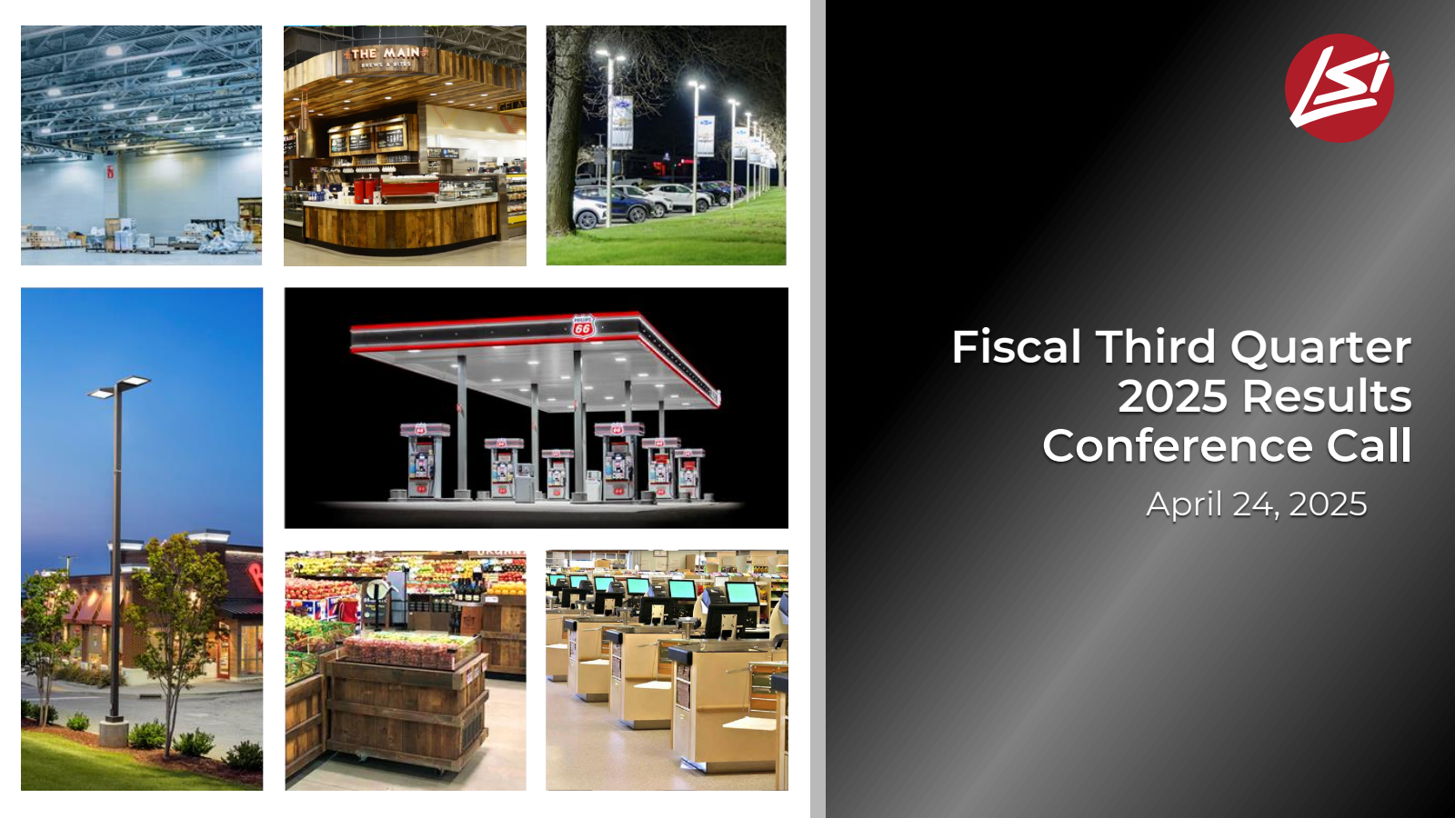 LSI Industries' Q3 2025 Slide Deck