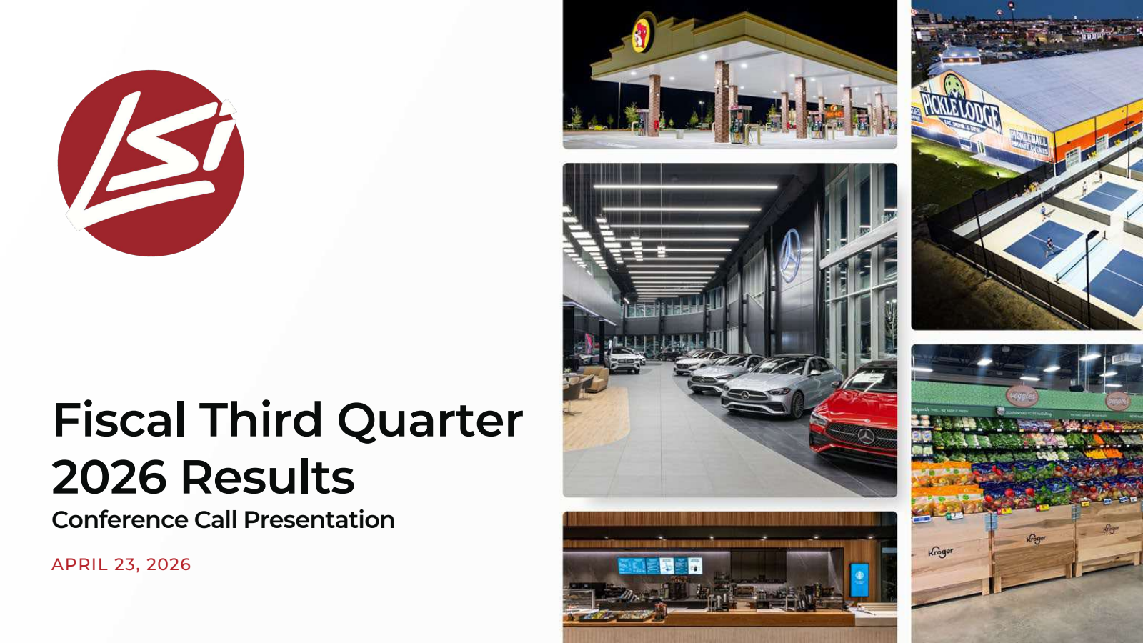 LSI Industries' Q3 2026 Slide Deck