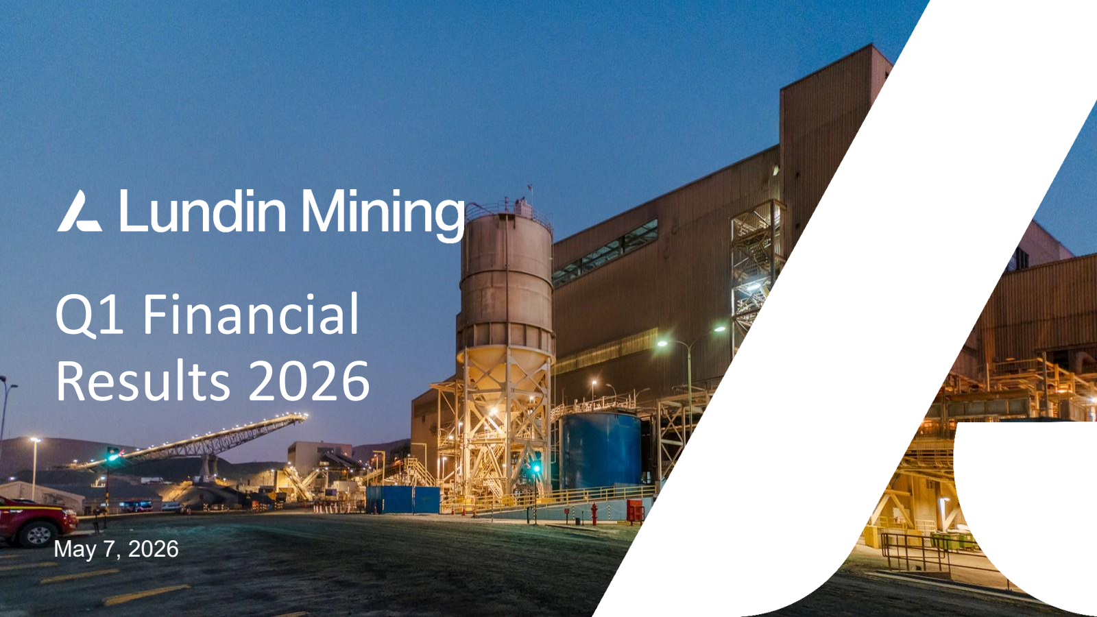 Lundin Mining's Q1 2026 Slide Deck