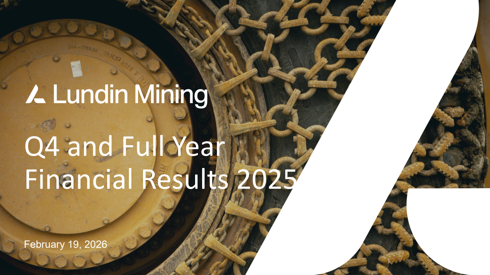 Lundin Mining's Q4 2025 Slide Deck